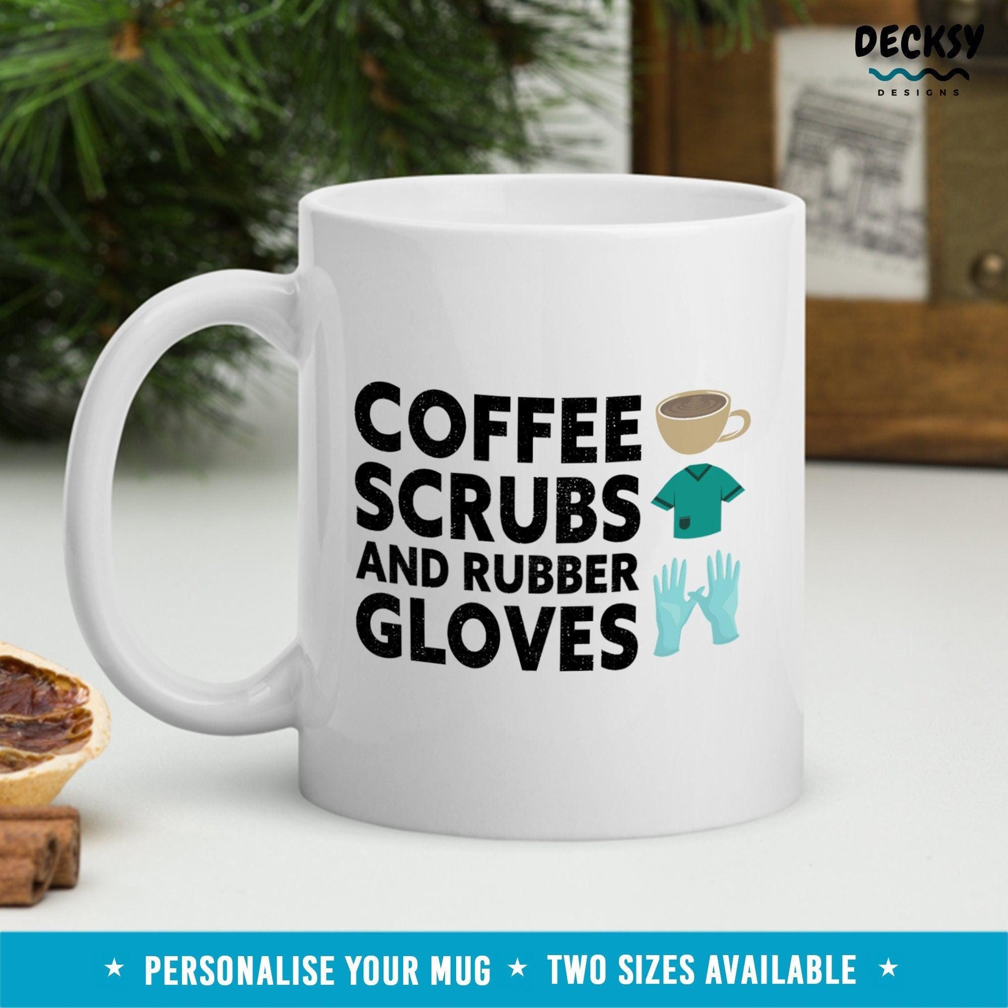 Nurse Coffee Mug, Medical Student Gift-Home & Living:Kitchen & Dining:Drink & Barware:Drinkware:Mugs-DecksyDesigns-11 Oz-NO PERSONALISATION-DecksyDesigns