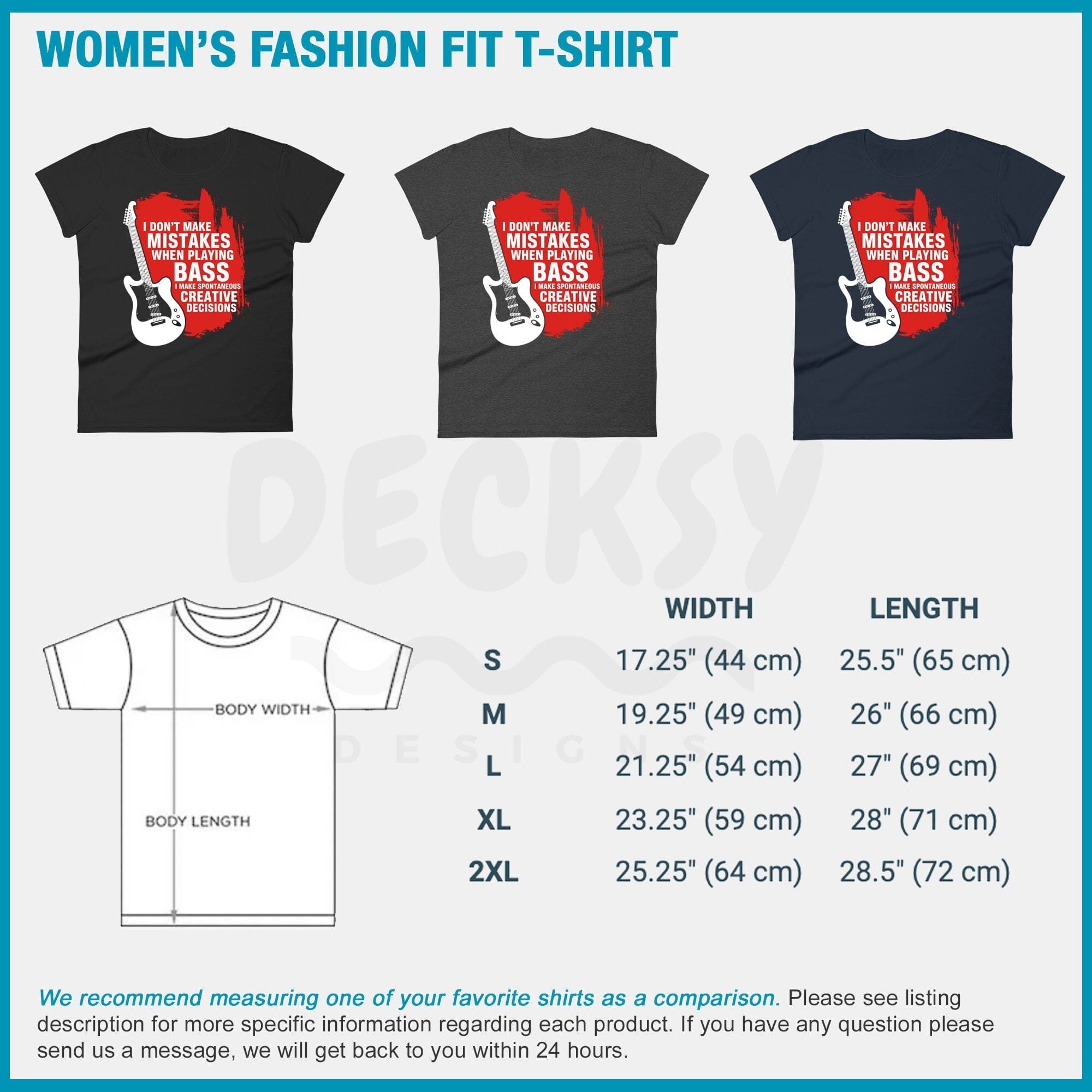 Bass Guitar Player Tshirt, Gift for Bassist-Clothing:Gender-Neutral Adult Clothing:Tops & Tees:T-shirts:Graphic Tees-DecksyDesigns