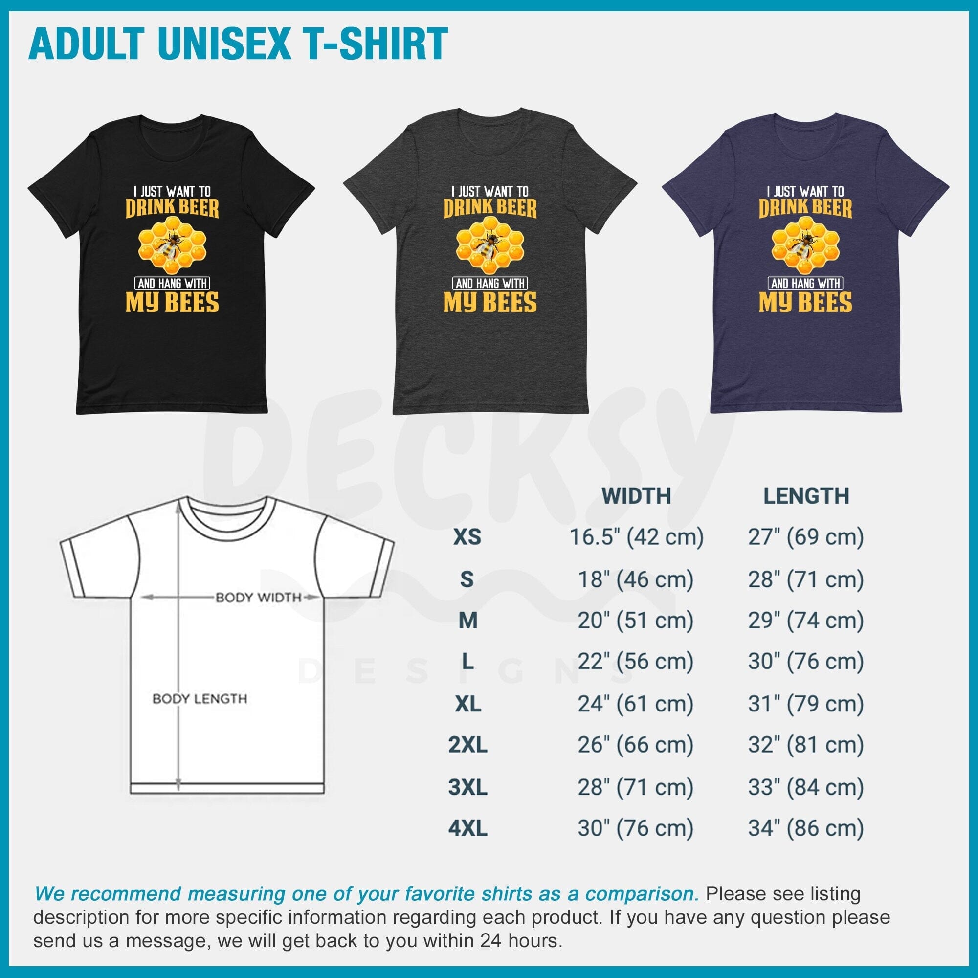 Beekeeping T-Shirt, Gift For Beer Lover-Clothing:Gender-Neutral Adult Clothing:Tops & Tees:T-shirts:Graphic Tees-DecksyDesigns