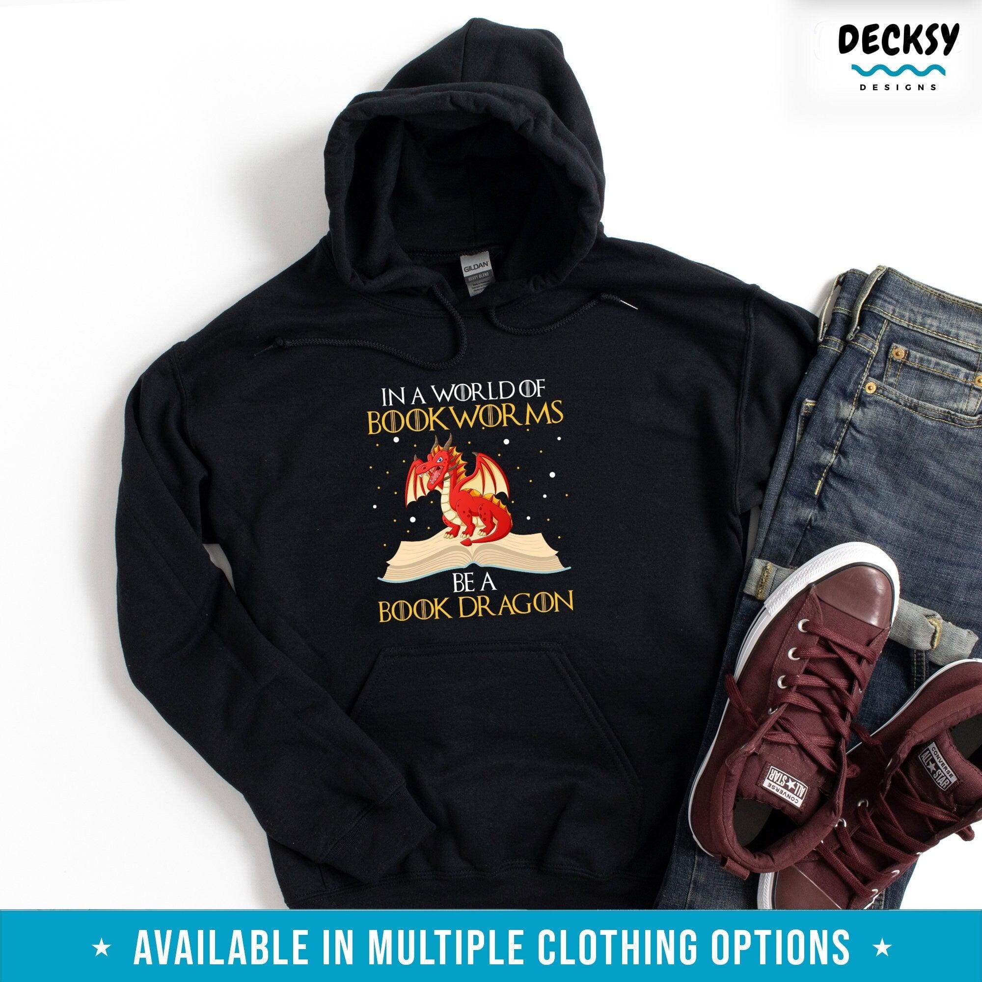 Book Lover Shirt, Book Worm Gift-Clothing:Gender-Neutral Adult Clothing:Tops & Tees:T-shirts:Graphic Tees-DecksyDesigns