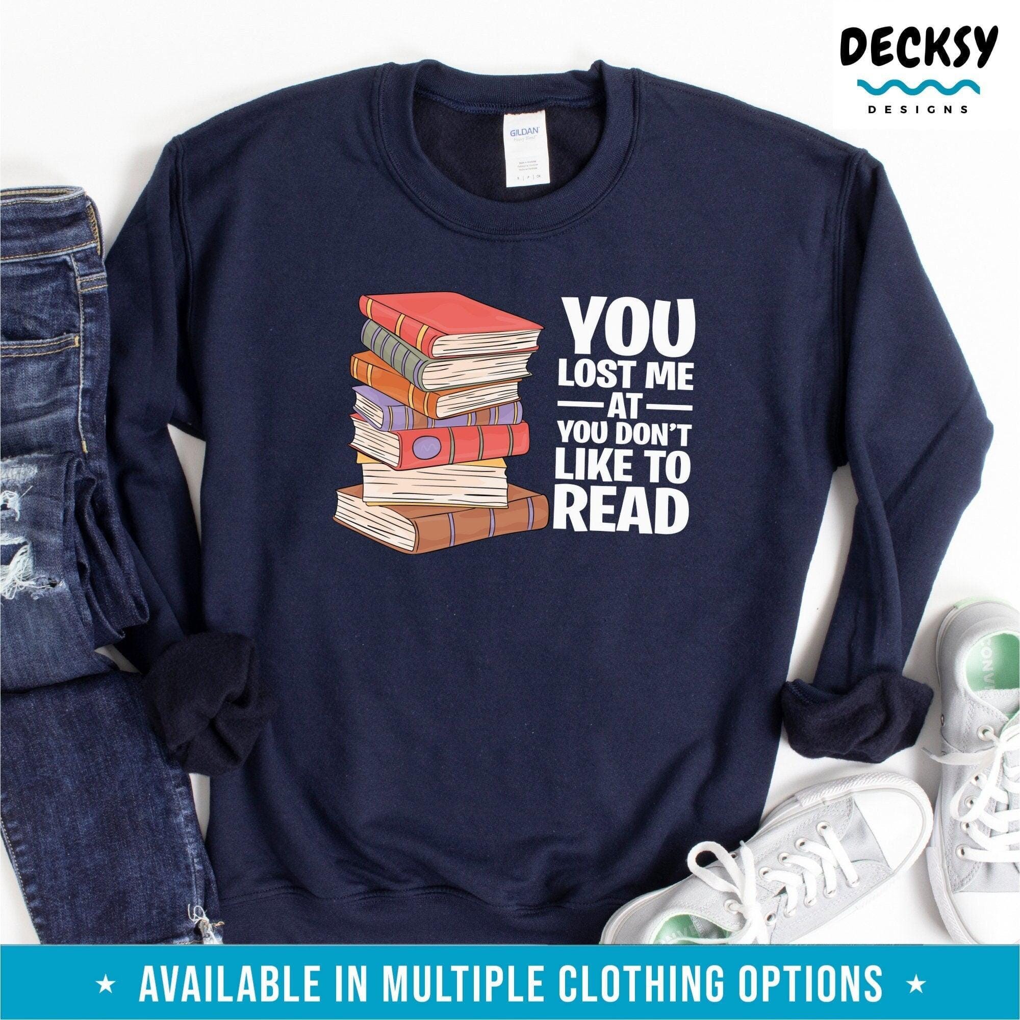Book Nerd Shirt, Gift For Book Lover-Clothing:Gender-Neutral Adult Clothing:Tops & Tees:T-shirts:Graphic Tees-DecksyDesigns