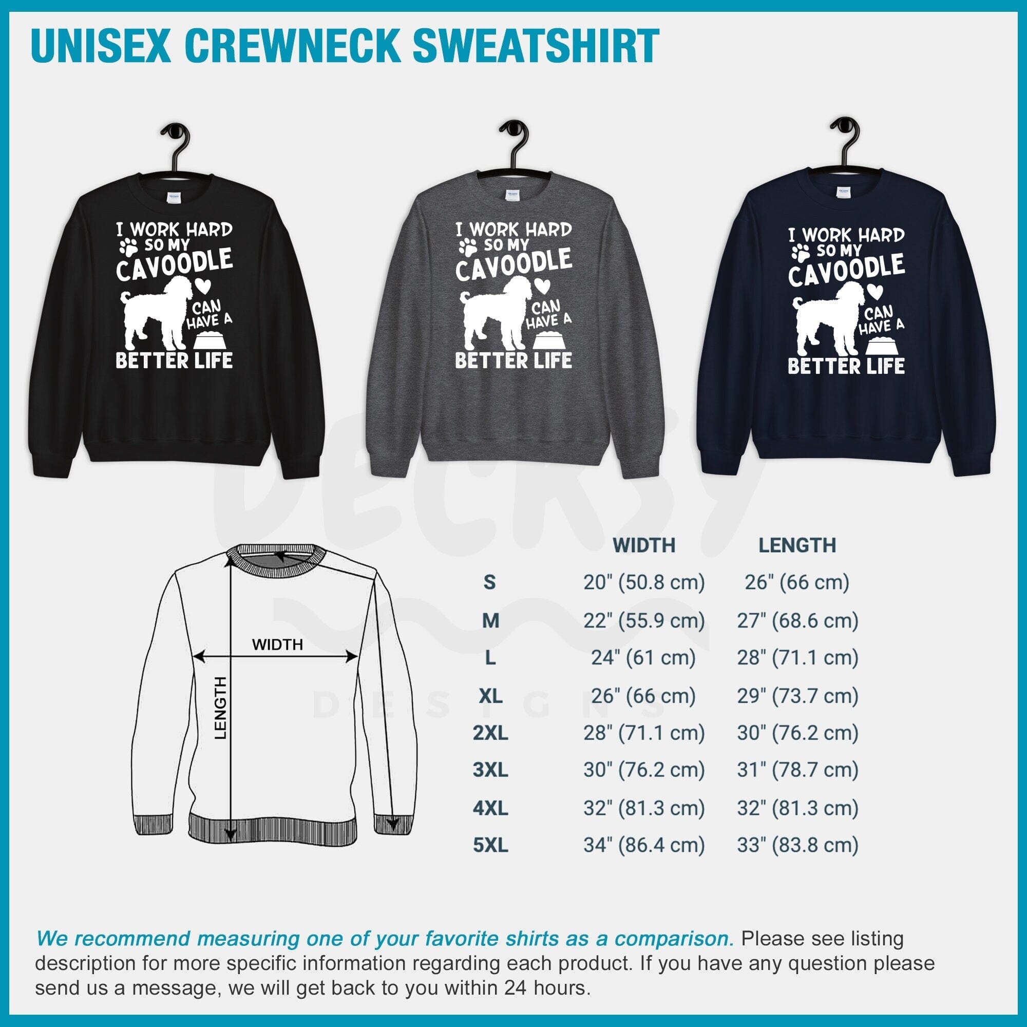 Cavoodle Shirt, Dog Lover Gift-Clothing:Gender-Neutral Adult Clothing:Tops & Tees:T-shirts:Graphic Tees-DecksyDesigns