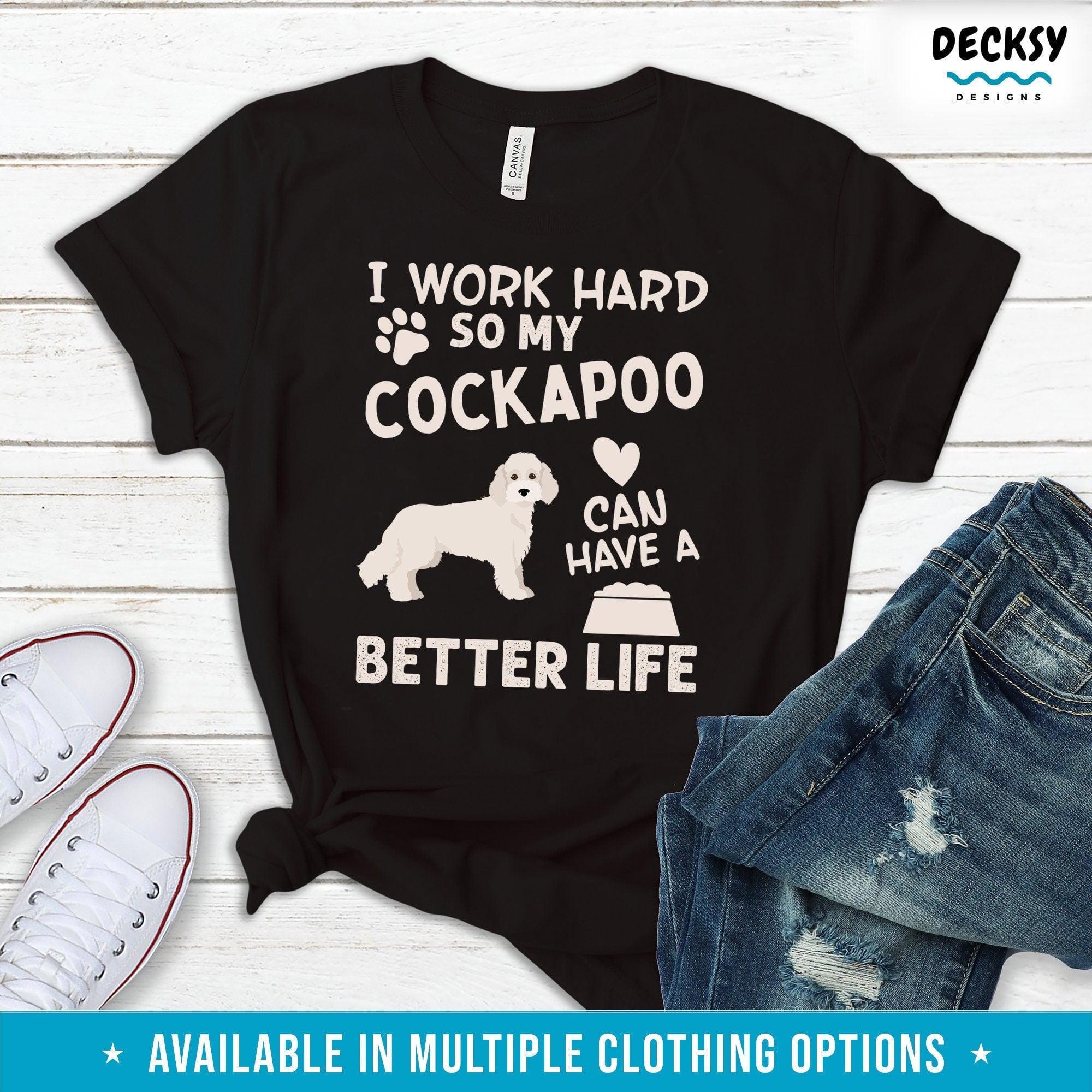 Cockapoo Shirt, Gift for Cockapoo Owner-Clothing:Gender-Neutral Adult Clothing:Tops & Tees:T-shirts:Graphic Tees-DecksyDesigns
