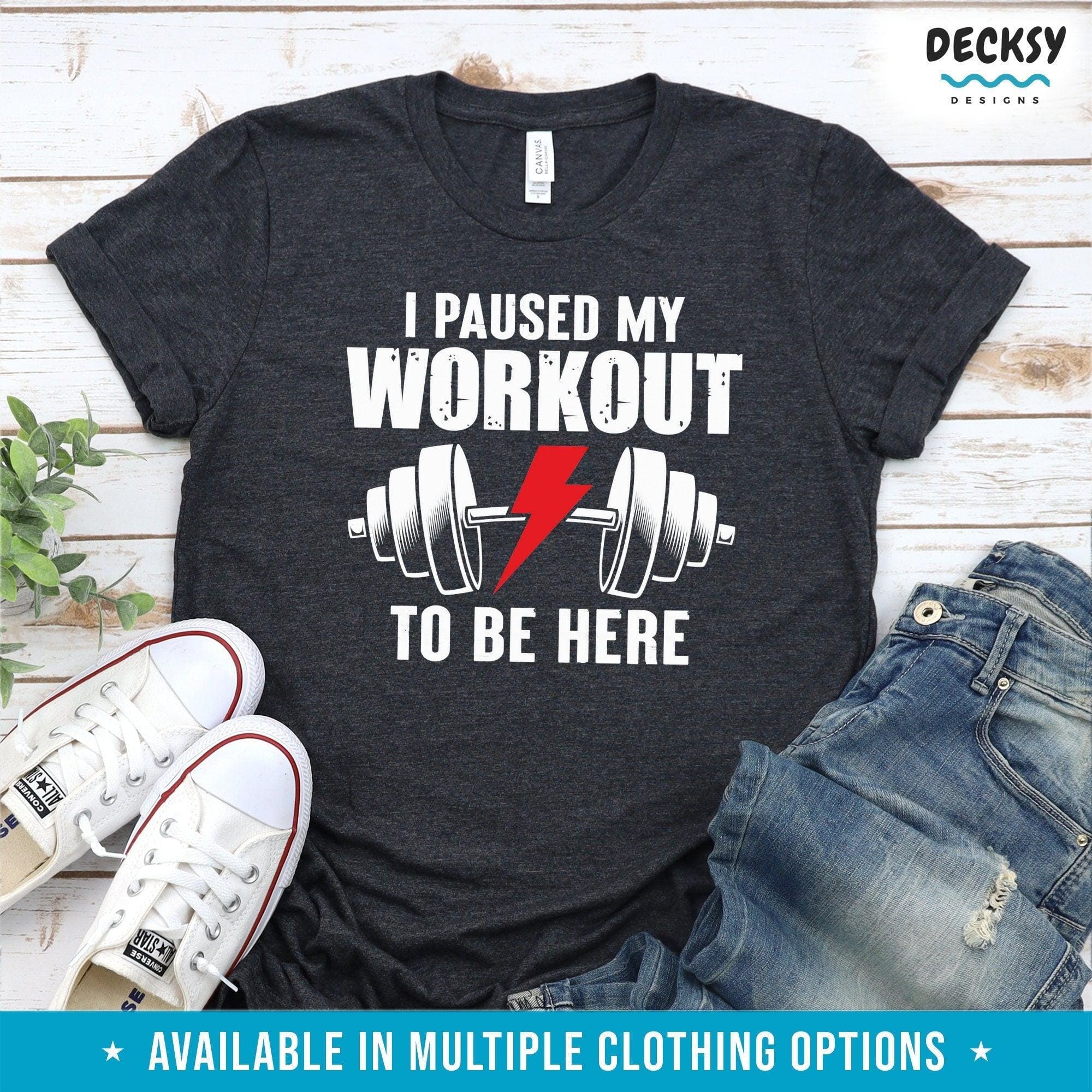 Fitness Lover Shirt, Gift For Gym Lover-Clothing:Gender-Neutral Adult Clothing:Tops & Tees:T-shirts:Graphic Tees-DecksyDesigns