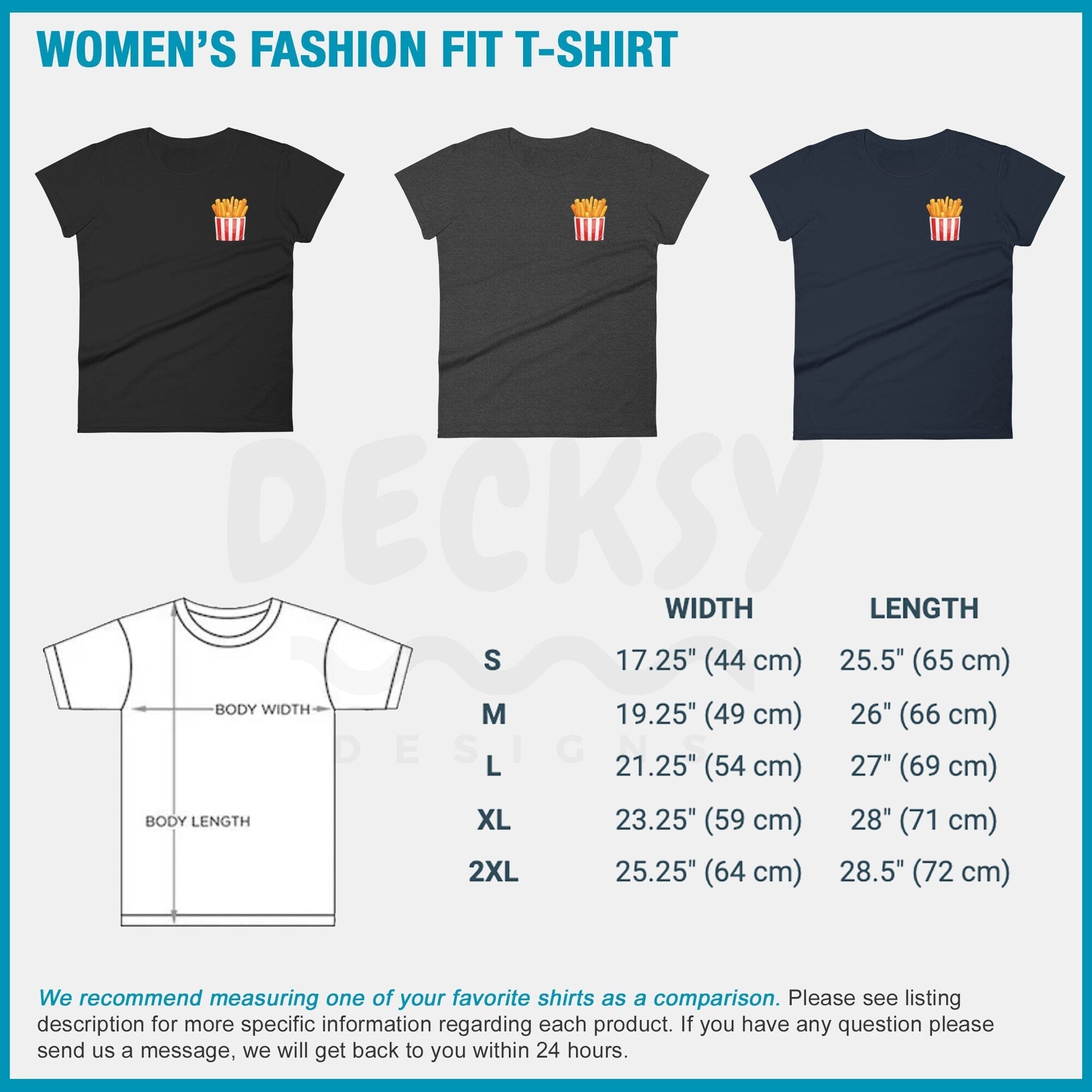 French Fries Shirt, Cute Pocket Gift-Clothing:Gender-Neutral Adult Clothing:Tops & Tees:T-shirts:Graphic Tees-DecksyDesigns