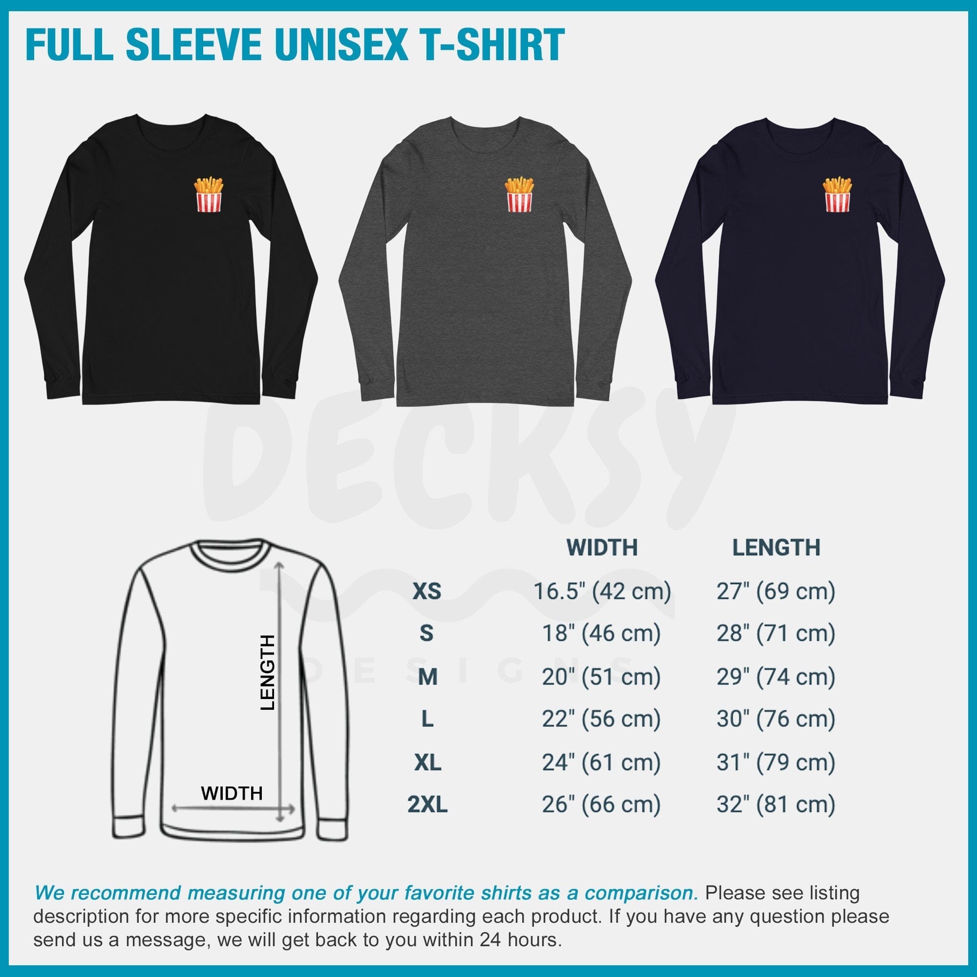 French Fries Shirt, Cute Pocket Gift-Clothing:Gender-Neutral Adult Clothing:Tops & Tees:T-shirts:Graphic Tees-DecksyDesigns