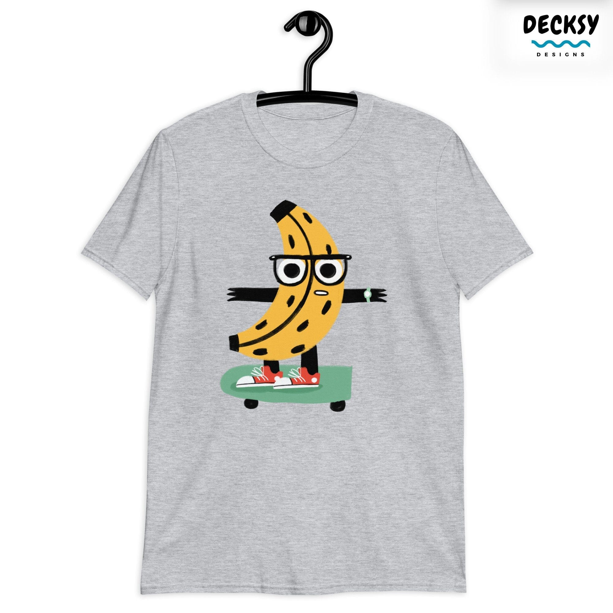Funny Banana Shirt, Skateboarding Gift-Clothing:Gender-Neutral Adult Clothing:Tops & Tees:T-shirts-DecksyDesigns