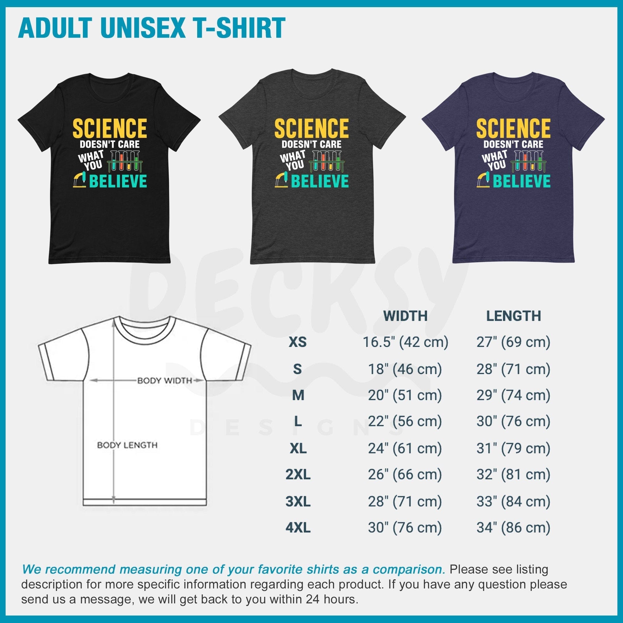 Funny Science Shirt, Science Teacher Gift-Clothing:Gender-Neutral Adult Clothing:Tops & Tees:T-shirts:Graphic Tees-DecksyDesigns