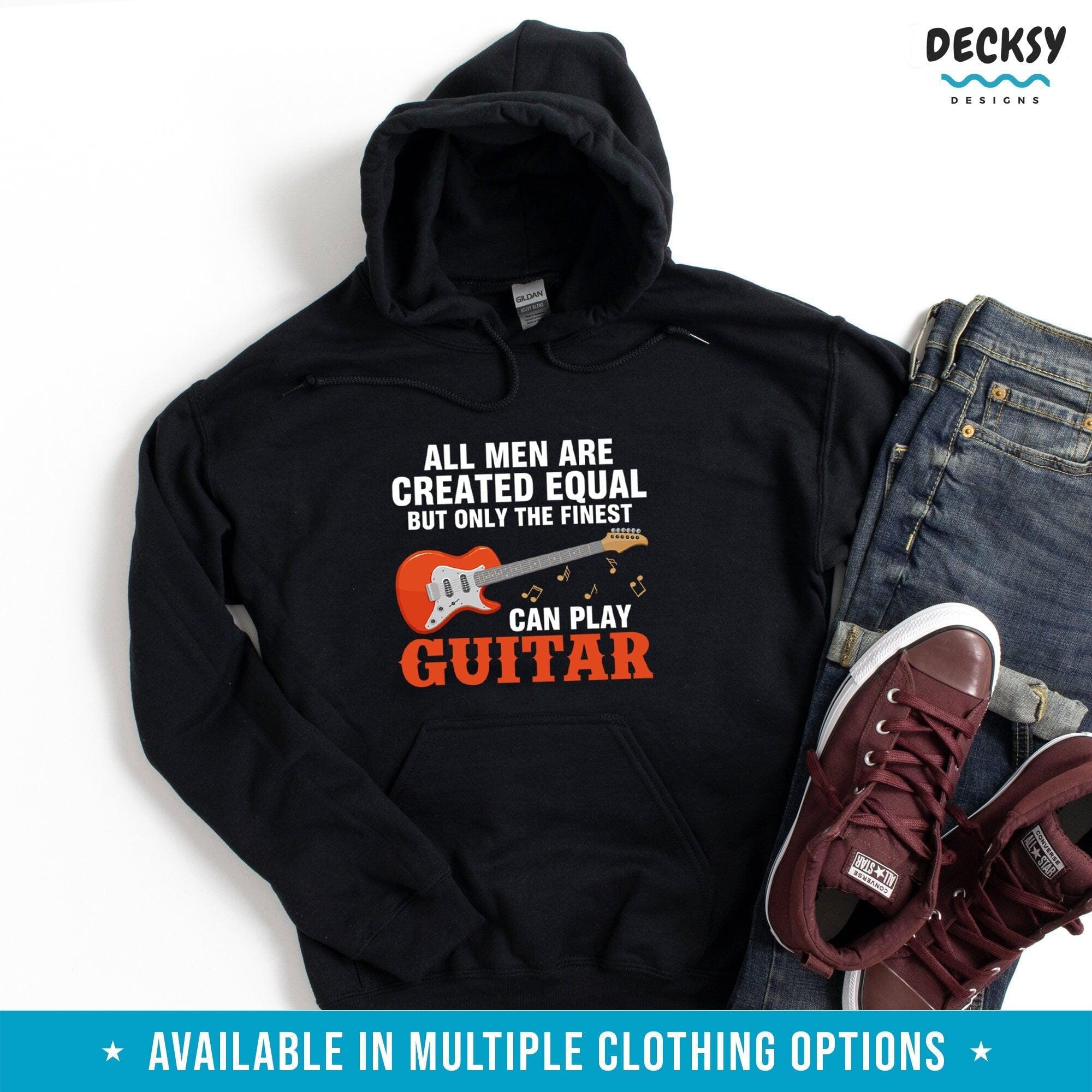 Guitarist Shirt, Guitar Gift For Men-Clothing:Gender-Neutral Adult Clothing:Tops & Tees:T-shirts:Graphic Tees-DecksyDesigns