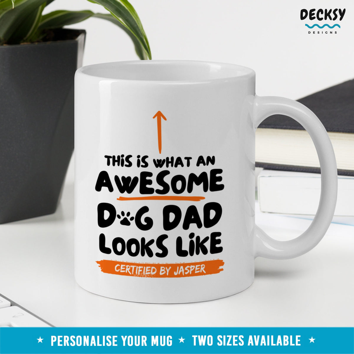Dog Uncle Mug, Gift For Dog Lover, Custom Dog Owner Mug, Funny Dog Dad Gift Idea, Personalized Dog Parent Gift, Dog Mum Coffee Mug Mugs by DecksyDesigns