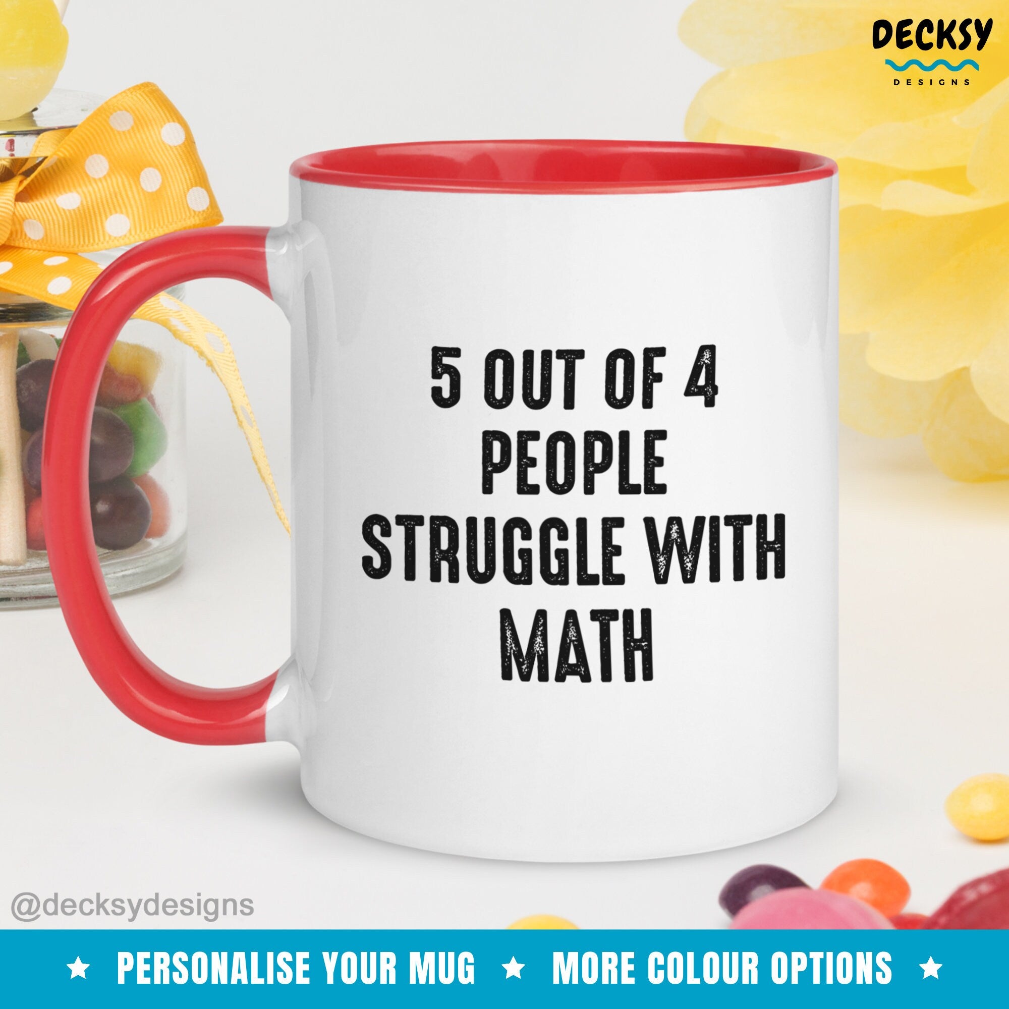 Math Pun Mug, Math Joke Mug, Mathematics Mug, Mathematician Gift, Funny Math Student Gift, Personalised Math Teacher Gift, Custom Coffee Mug Mugs by DecksyDesigns