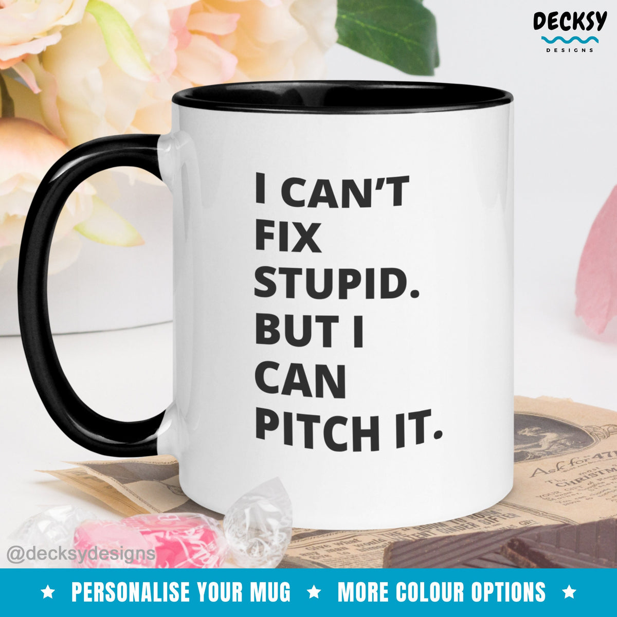 Sales Team Gift, Sales Rep Mug, Custom Entrepreneur Mug, Funny Marketing Assistant Cup, Corporate Gift For Boss, Salesperson Business Gift Mugs by DecksyDesigns