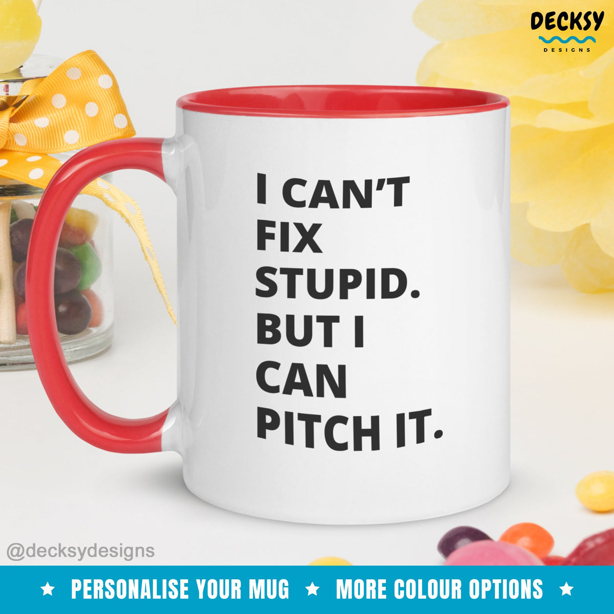 Sales Team Gift, Sales Rep Mug, Custom Entrepreneur Mug, Funny Marketing Assistant Cup, Corporate Gift For Boss, Salesperson Business Gift Mugs by DecksyDesigns