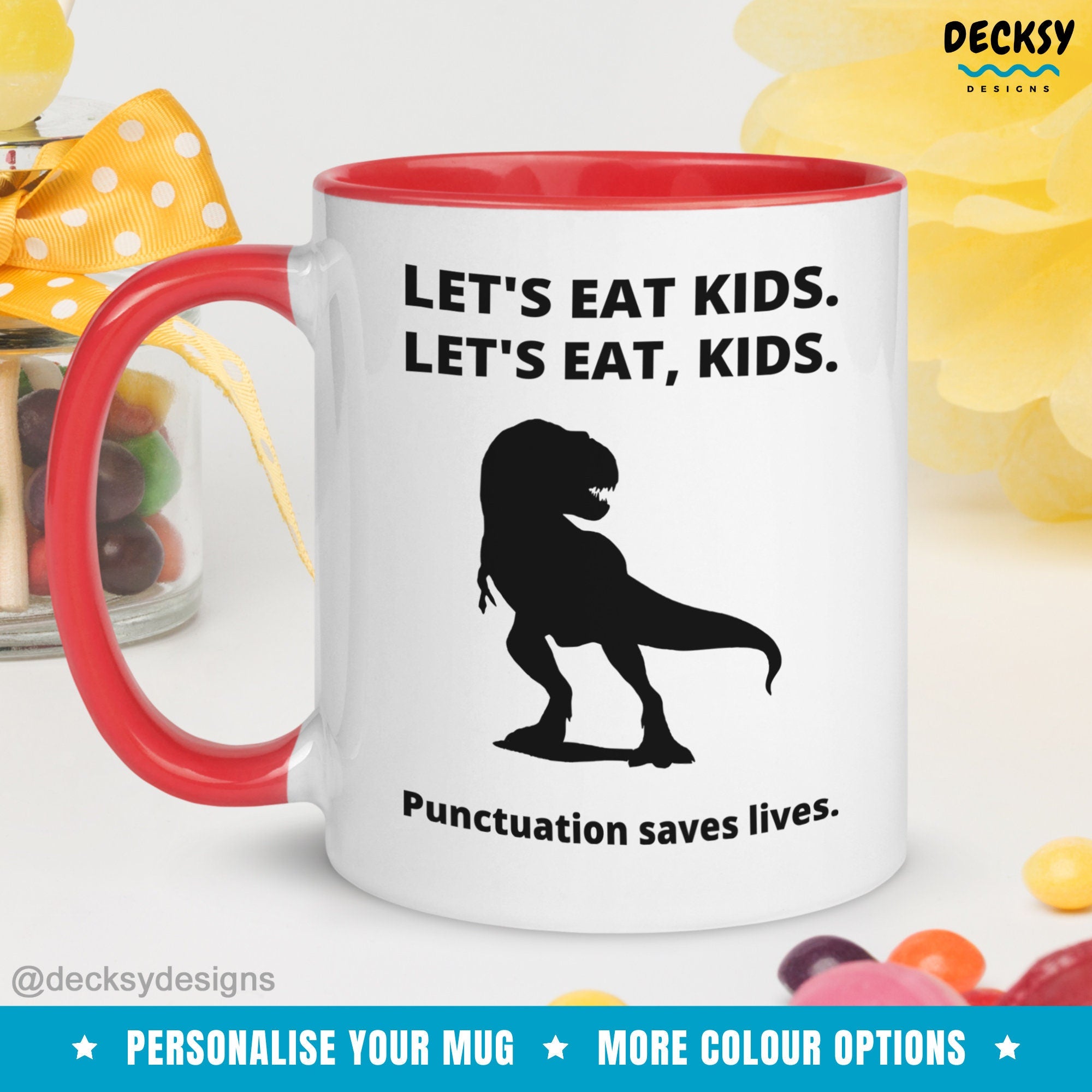 English Teacher Gift, Funny Grammar Mug, English Teacher Mug, Custom Gift For Teacher, Personalised Teacher Mug, English Grammar Gifts Mugs by DecksyDesigns