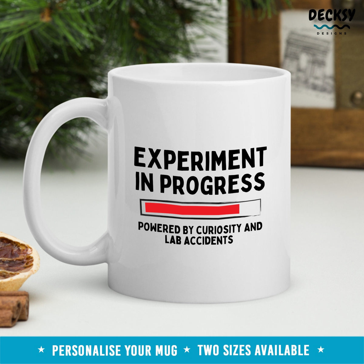 Funny Scientist Mug, Lab Experiment Humor, Science Research Gift, Chemistry Biology Physics Coffee Cup, Laboratory Humor Gift for Lab Tech Mugs by DecksyDesigns