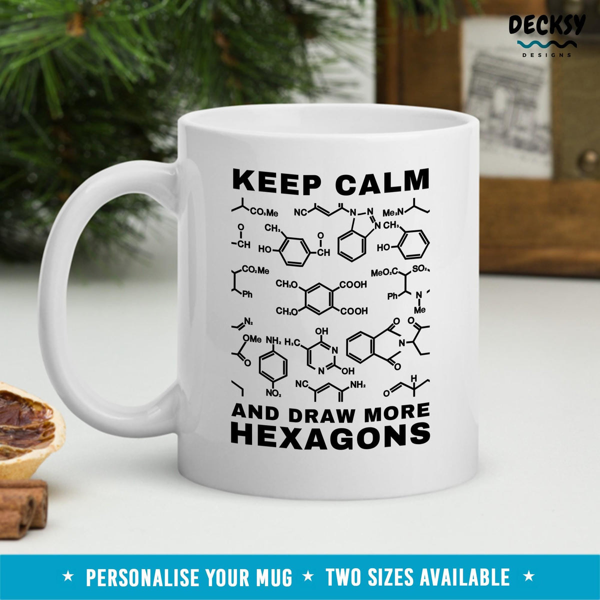 Organic Chemistry Gift Mug, Science Teacher Gift, Funny Chemistry Mug, Gift For Chemistry Student, Custom Chemistry Graduate Coffee Mug Mugs by DecksyDesigns