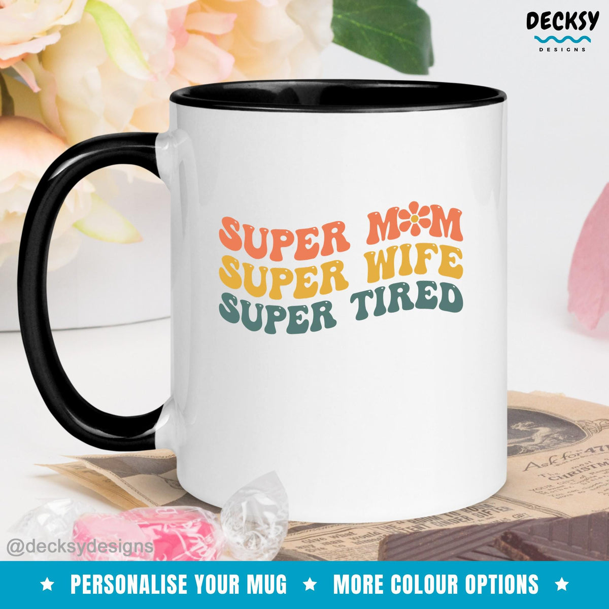 Mom Life Mug, Funny Gifts For New Mom, Mum Birthday Gift, Christmas Gift For Wife, Mom Fuel Cup, Tired Mom Coffee Mug, Gift for Toddler Mum Mugs by DecksyDesigns