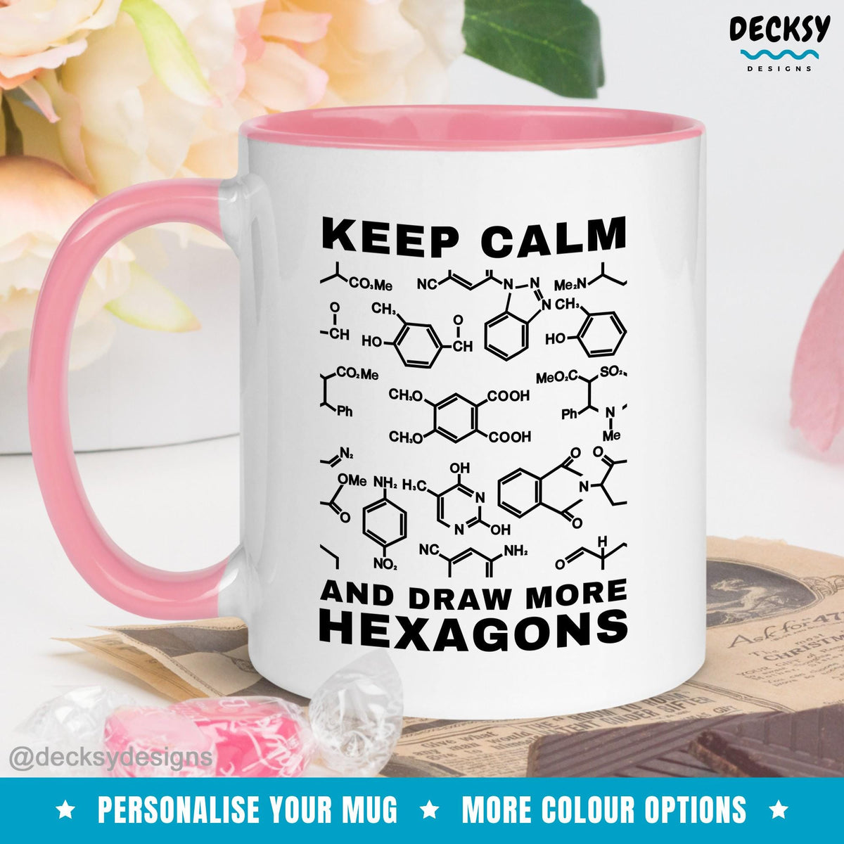 Organic Chemistry Gift Mug, Science Teacher Gift, Funny Chemistry Mug, Gift For Chemistry Student, Custom Chemistry Graduate Coffee Mug Mugs by DecksyDesigns