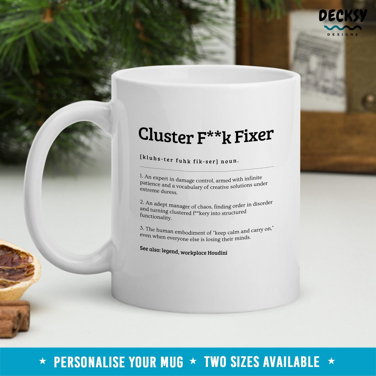 Custom Coworker Mug, Office Admin Gift, Funny Hr Mug, Gift For Secretary, Problem Solver Gift, Crisis Manager Mug, Team Lead Promotion Gift Mugs by DecksyDesigns