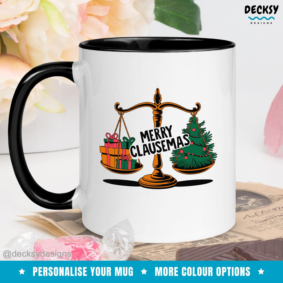 Lawyer Christmas Mug, Lawyer Gift Idea, Law Student Gift, Judge Xmas Gift, Funny Attorney Coffee Mug, Lawyer Graduation, Future Lawyer Gift Mugs by DecksyDesigns