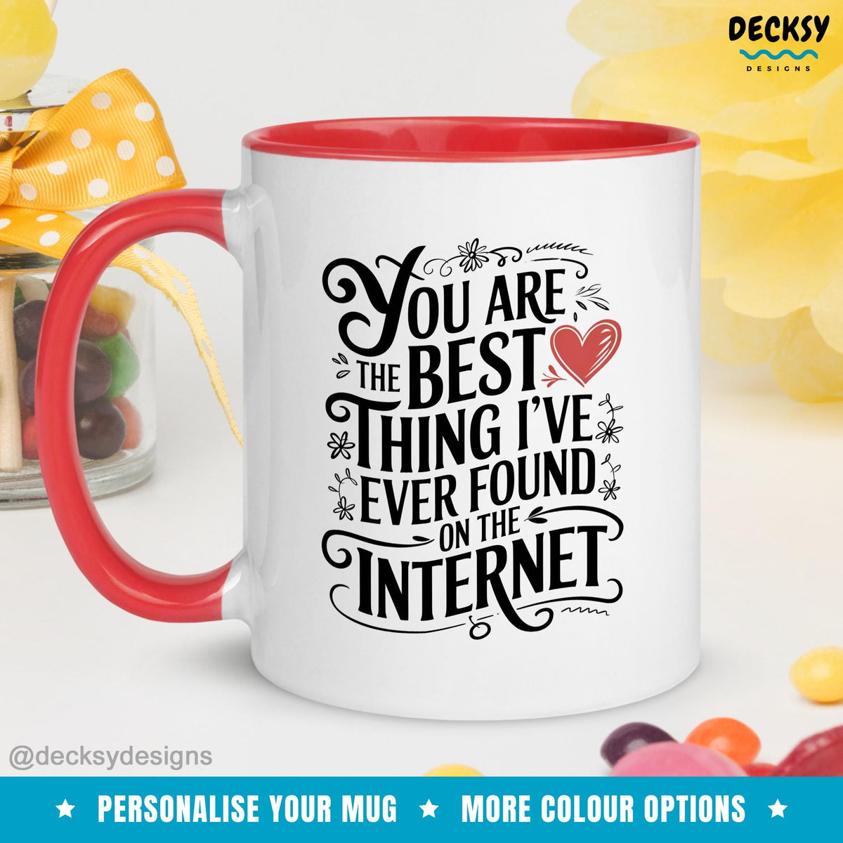 Funny Romantic Gifts, Personalized Mug, Valentines Gifts For Her and Him, Cute Anniversary Couple, Wife, Boyfriend, Girlfriend, Husband Gift Mugs by DecksyDesigns