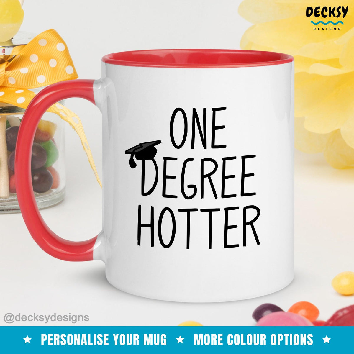 Gift For New Graduate, 2025 Graduation Gift, Funny Bachelors Degree Mug, Personalized Master Degree Gift, College Grad Mug, Custom PhD Mug Mugs by DecksyDesigns
