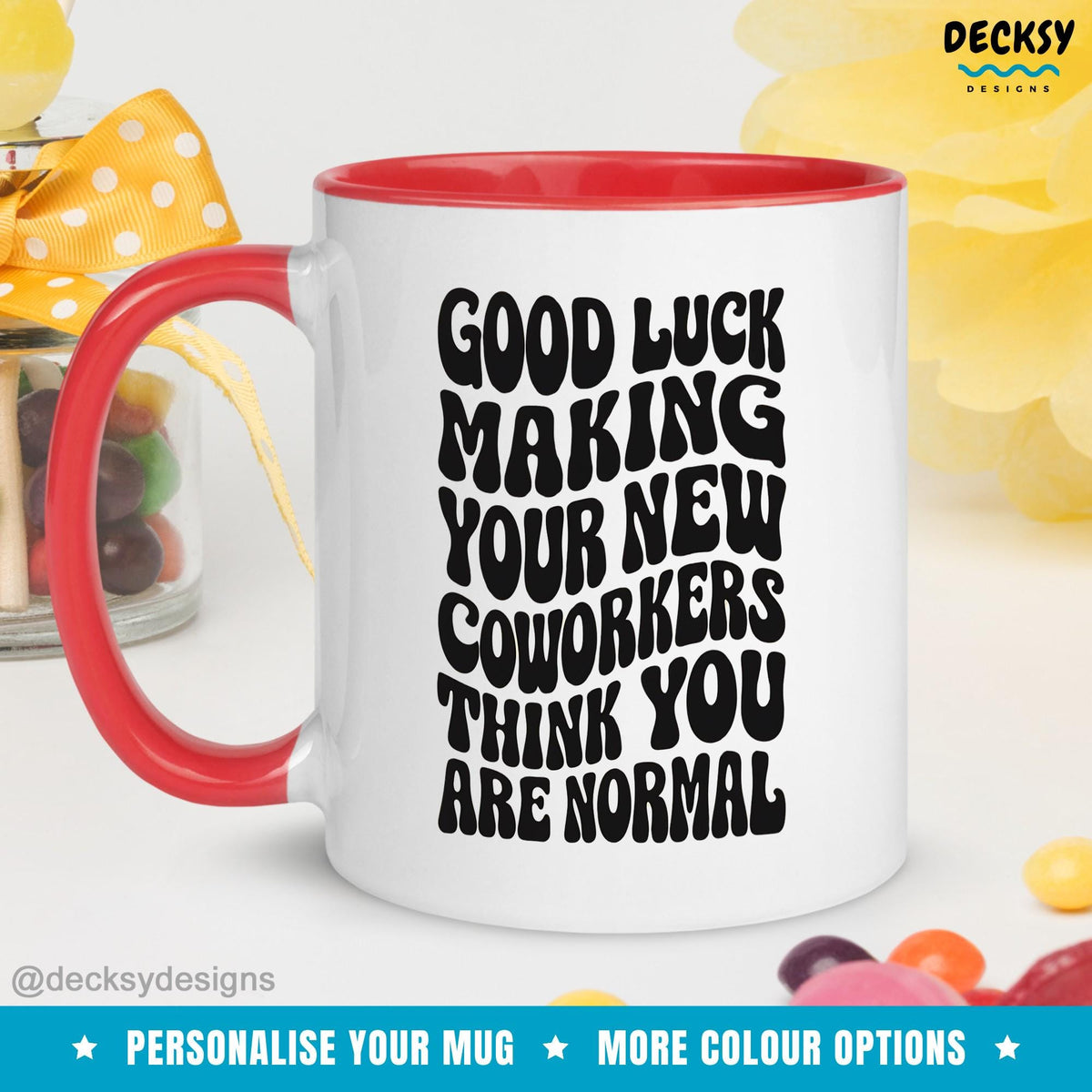 Coworker Leaving Mug, New Job Gift, Funny Workmate Gift, Retirement Gift, Funny Farewell Gift, Going Away Party, Work Bestie Mug Mugs by DecksyDesigns