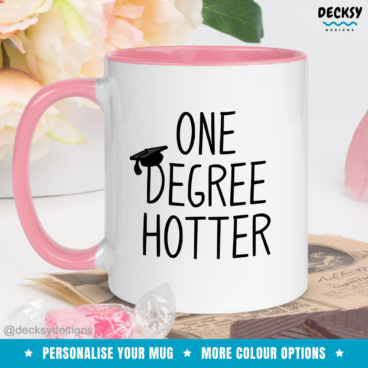 Gift For New Graduate, 2025 Graduation Gift, Funny Bachelors Degree Mug, Personalized Master Degree Gift, College Grad Mug, Custom PhD Mug Mugs by DecksyDesigns
