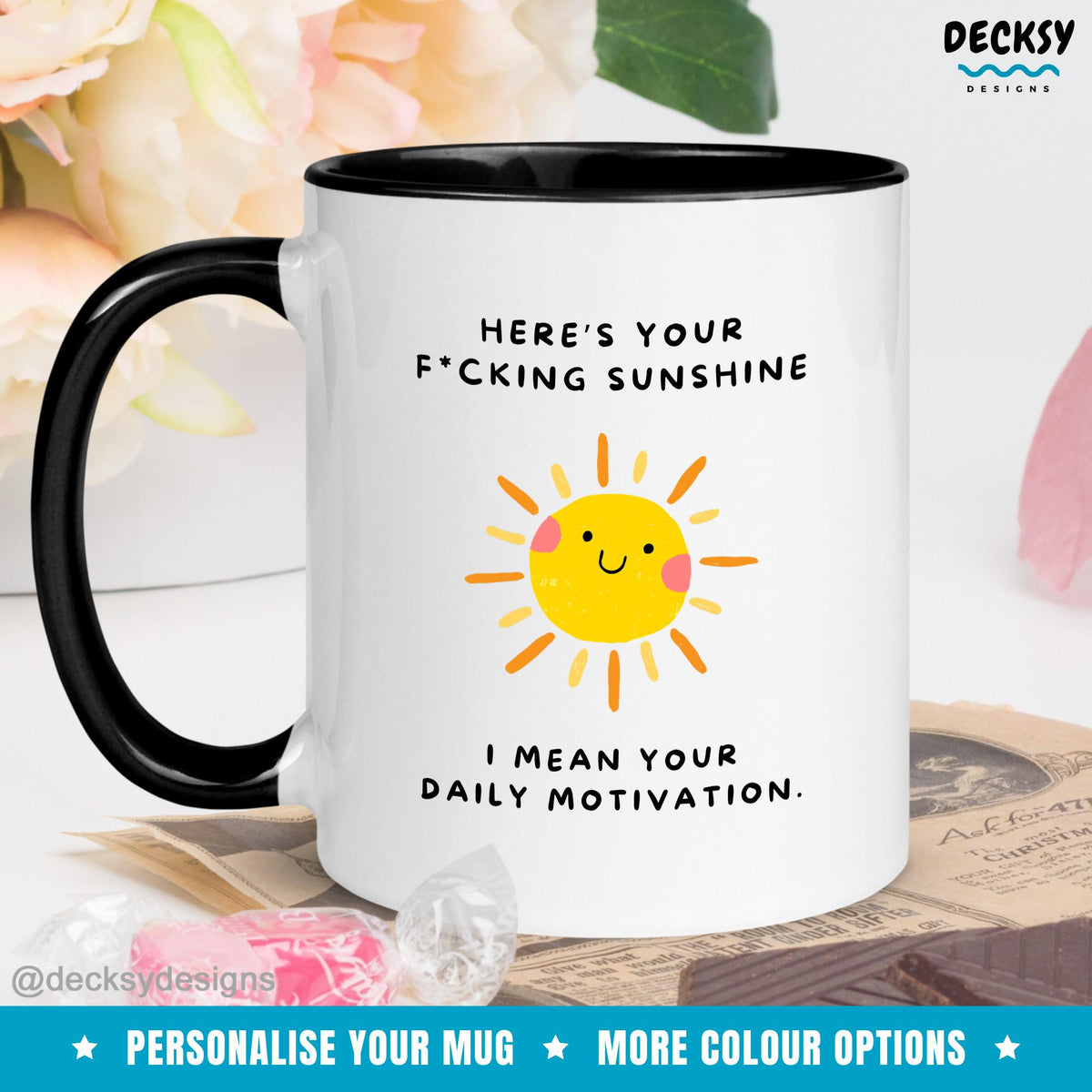 Funny Mugs For Work, Sassy Coworker Gift, Custom Work Bestie Birthday, Sarcastic Office Cup, Offensive Personalised Mug, Cheeky Boss Gift Mugs by DecksyDesigns