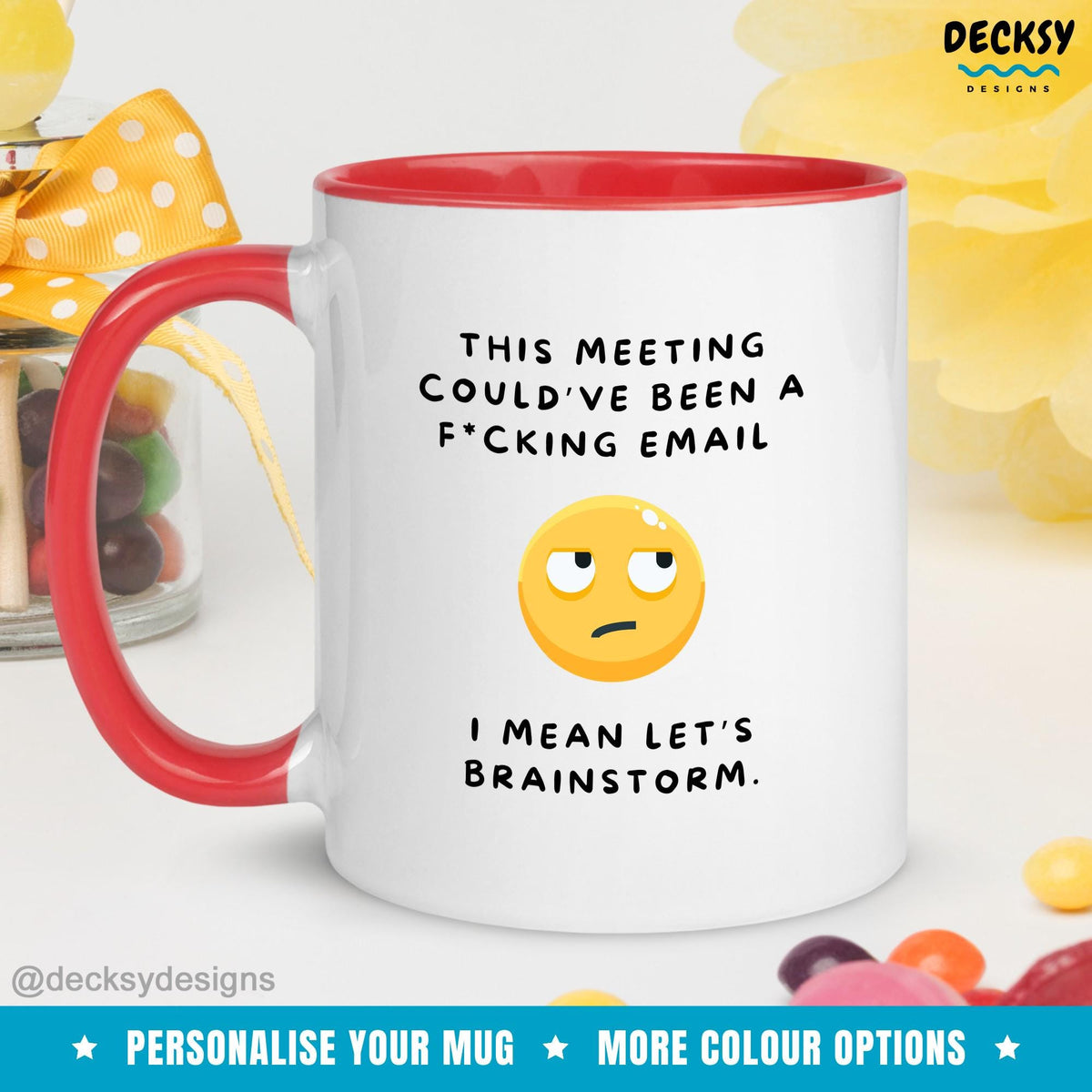 Office Humour Mug, Custom Coworker Giftt, Corporate Email Mug, Funny Boss Manager Gift, Work Colleague Gift, Personalised Colleague Gift Mugs by DecksyDesigns