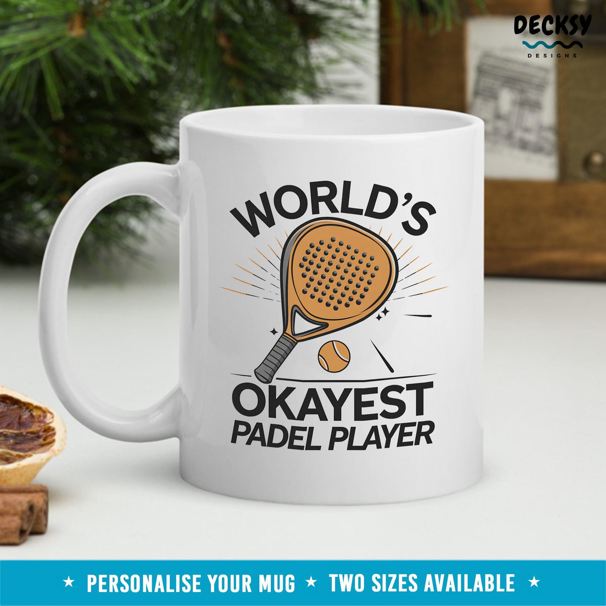 Padel Player Mug, Personalised Funny Padel Gifts, Sports Mugs, Padel Gift For Wife, Mom Dad Padel Gift, Padel Player Gifts, Paddle Tennis Mugs by DecksyDesigns