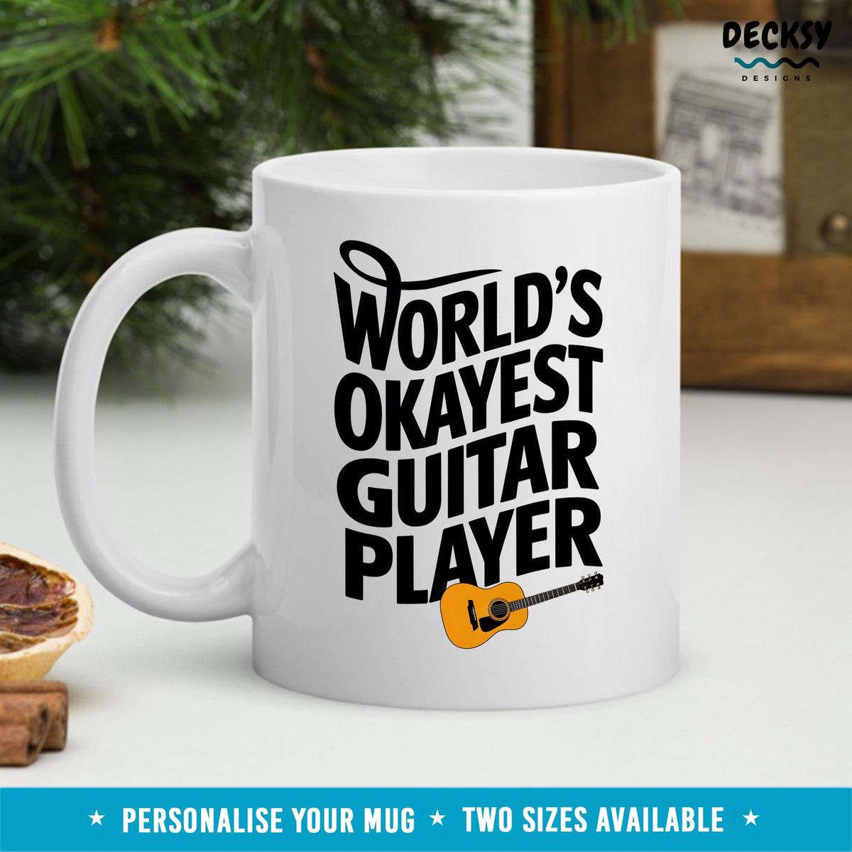 Funny Guitar Player Mug, Custom Guitarist Gift, Musician Cup, Music Teacher Gift For Bassist, Cool Guitar Mugs, Gift For Music Band Mugs by DecksyDesigns