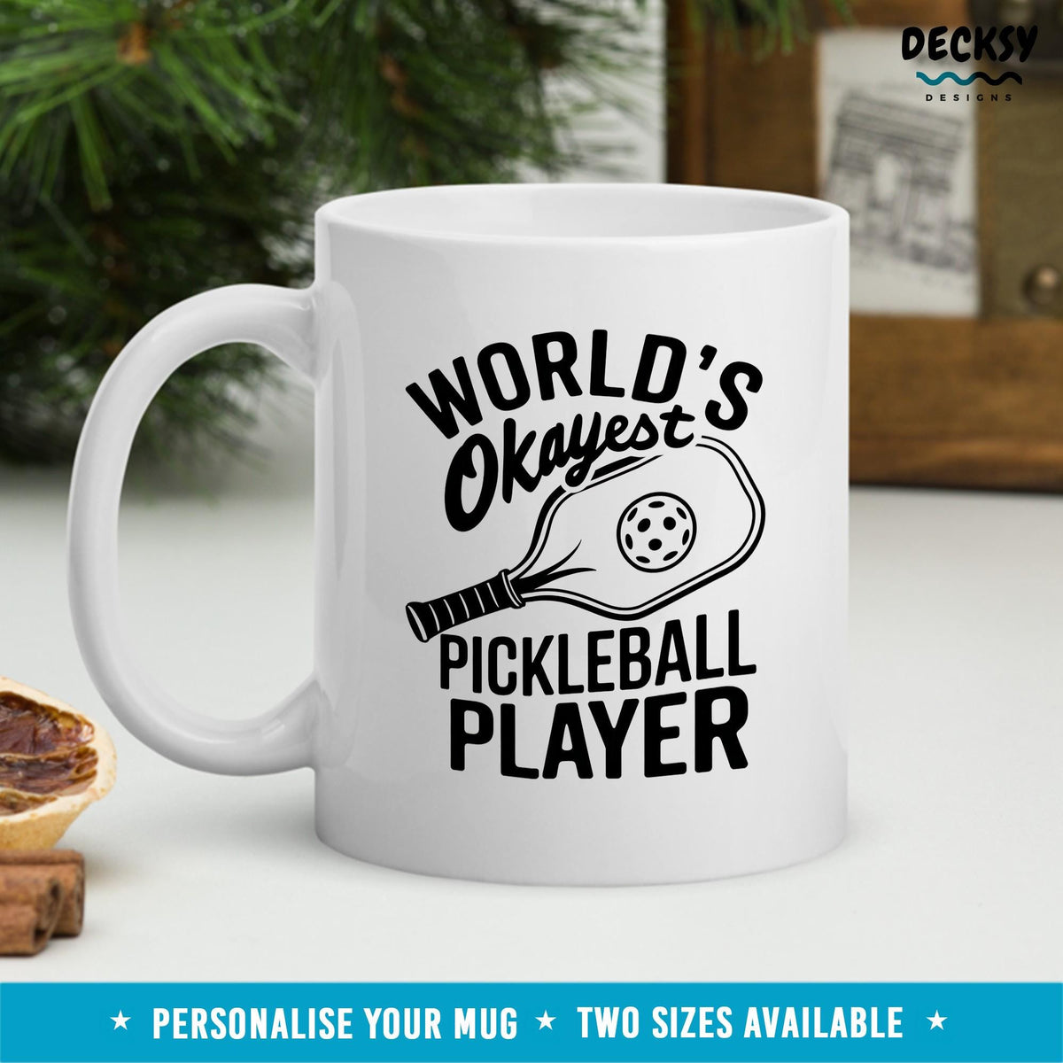 Pickleball Mug, Personalised Pickleball Coach Gift, Sports Team Coffee Mug, Mens Pickleball Gift, Outdoor Sports Gift, Funny Pickleball Mug Mugs by DecksyDesigns