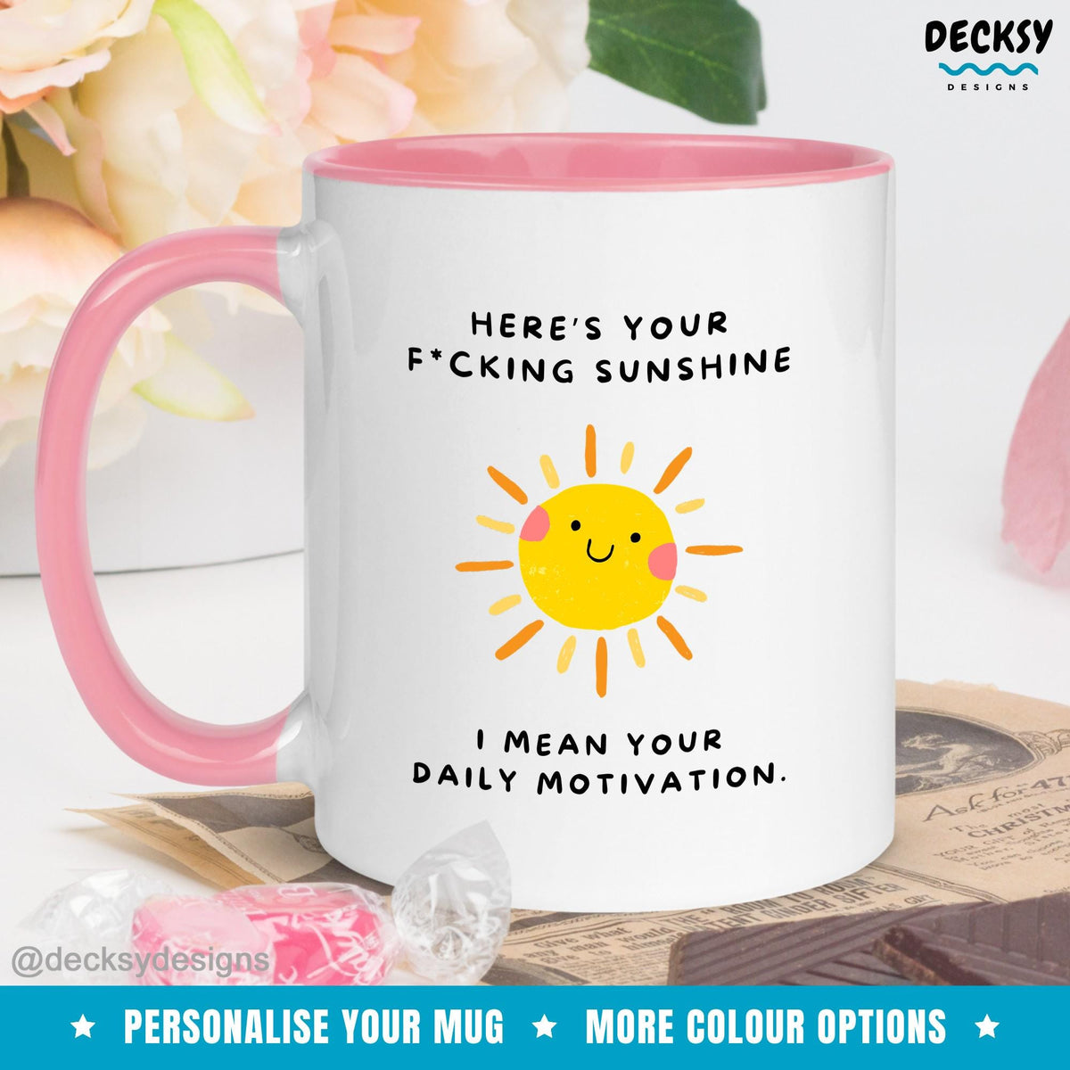Funny Mugs For Work, Sassy Coworker Gift, Custom Work Bestie Birthday, Sarcastic Office Cup, Offensive Personalised Mug, Cheeky Boss Gift Mugs by DecksyDesigns
