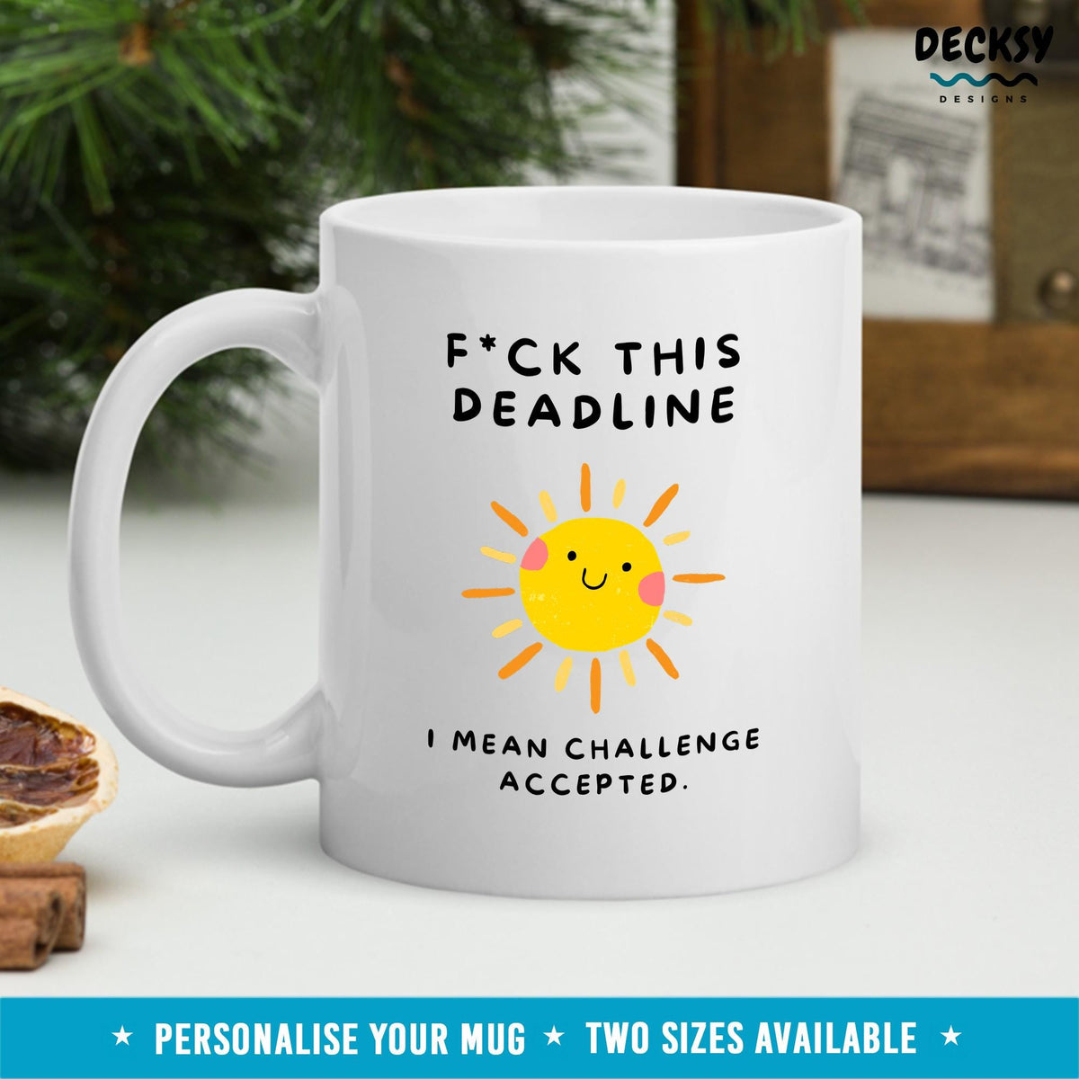 Custom Coworker Gift, Work Bestie Mug Gift, Sarcastic Boss Mug, Personalized Project Manager Mug, Inappropriate Work Gift, Deadline Guru Mug Mugs by DecksyDesigns