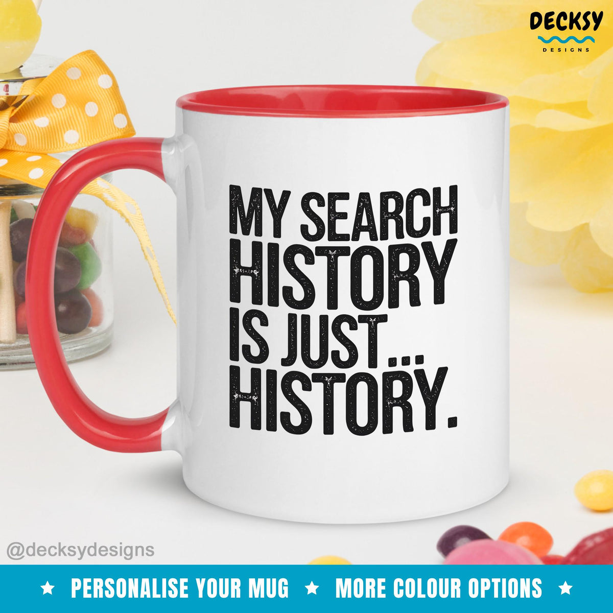 History Lover Mug, History Buff Gifts, Custom Historian Mug, History Teacher, History Nerd Cup, History Major Gift, History Enthusiast Mug Mugs by DecksyDesigns
