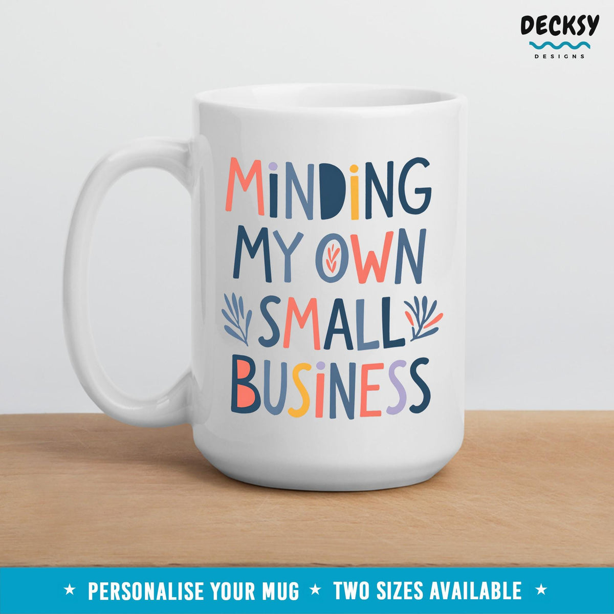Small Business Owner Mug, Entrepreneur Mug, Custom Boss Lady Mug, Personalized Gift, Funny Side Hustle Mug, New Business Grand Opening Gift Mugs by DecksyDesigns