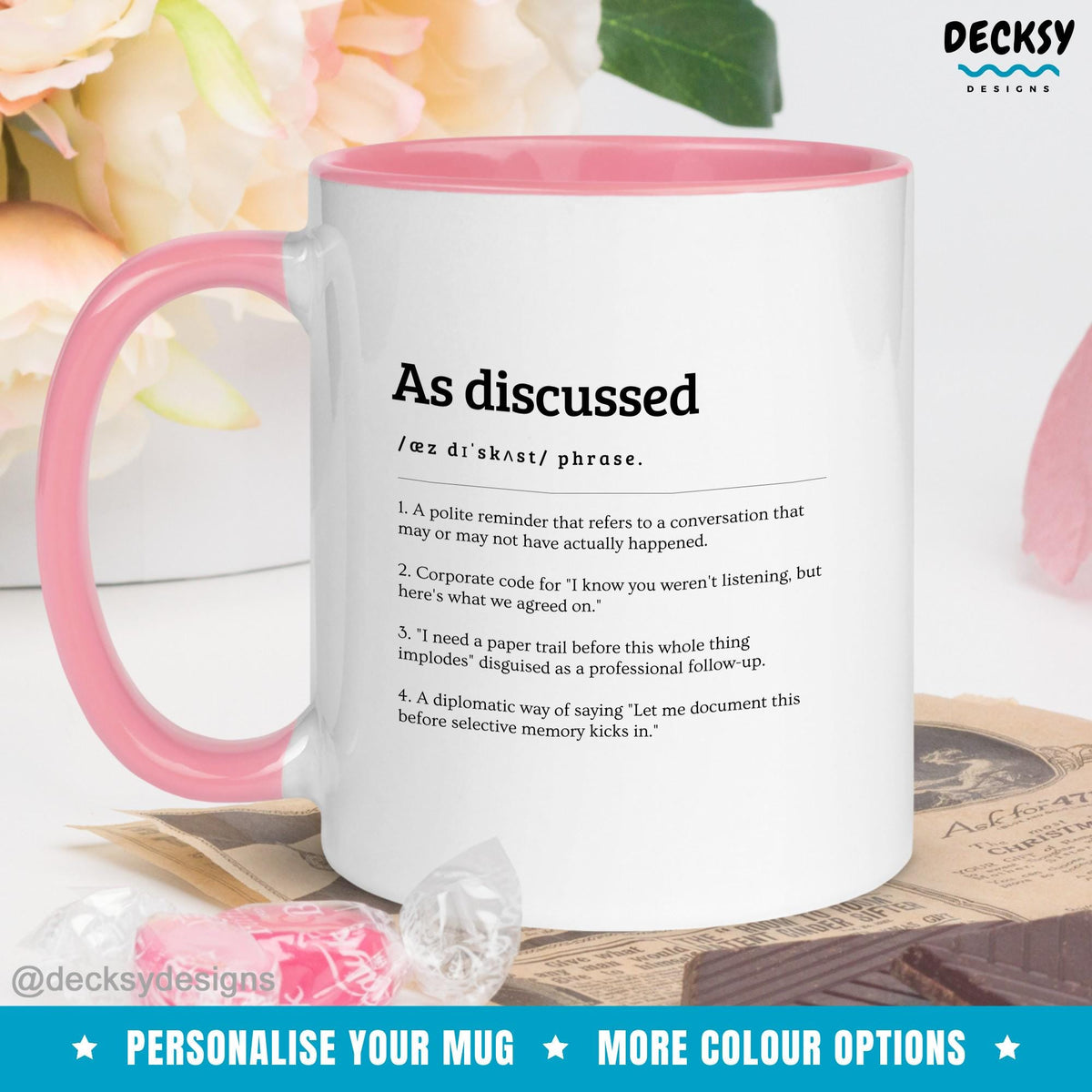 Funny Office Mug, Custom Gift For Coworkers, Work Humour Mug, Office Gag Joke Gift, Sarcastic Supervisor Coffee Mug, Personalized Boss Mug Mugs by DecksyDesigns