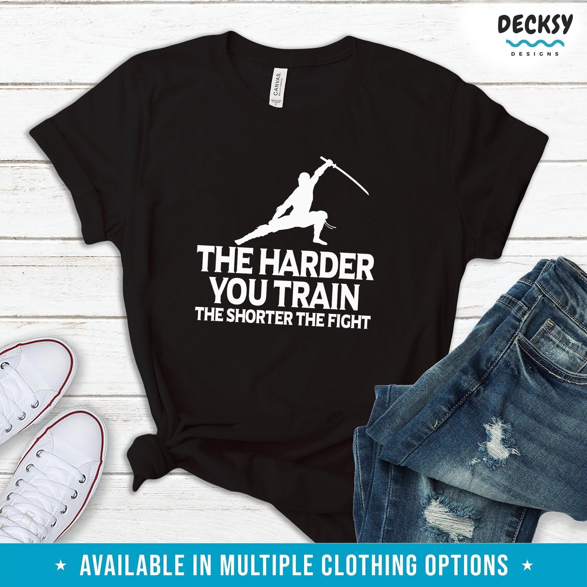 Inspirational Tshirt, Samurai Sword Gift-Clothing:Gender-Neutral Adult Clothing:Tops & Tees:T-shirts:Graphic Tees-DecksyDesigns