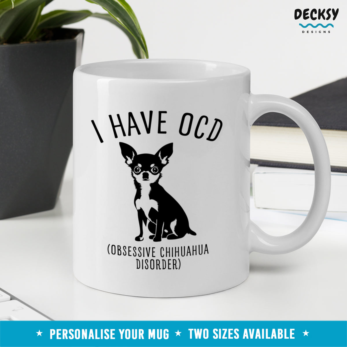 Chihuahua Mug, Custom Dog Lover Gift, New Dog Parent Cup
