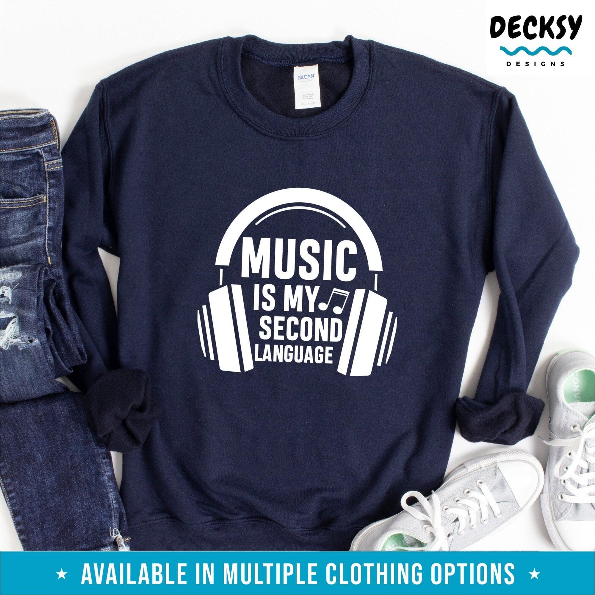 Music Lover Shirt, Musician Gift-Clothing:Gender-Neutral Adult Clothing:Tops & Tees:T-shirts:Graphic Tees-DecksyDesigns