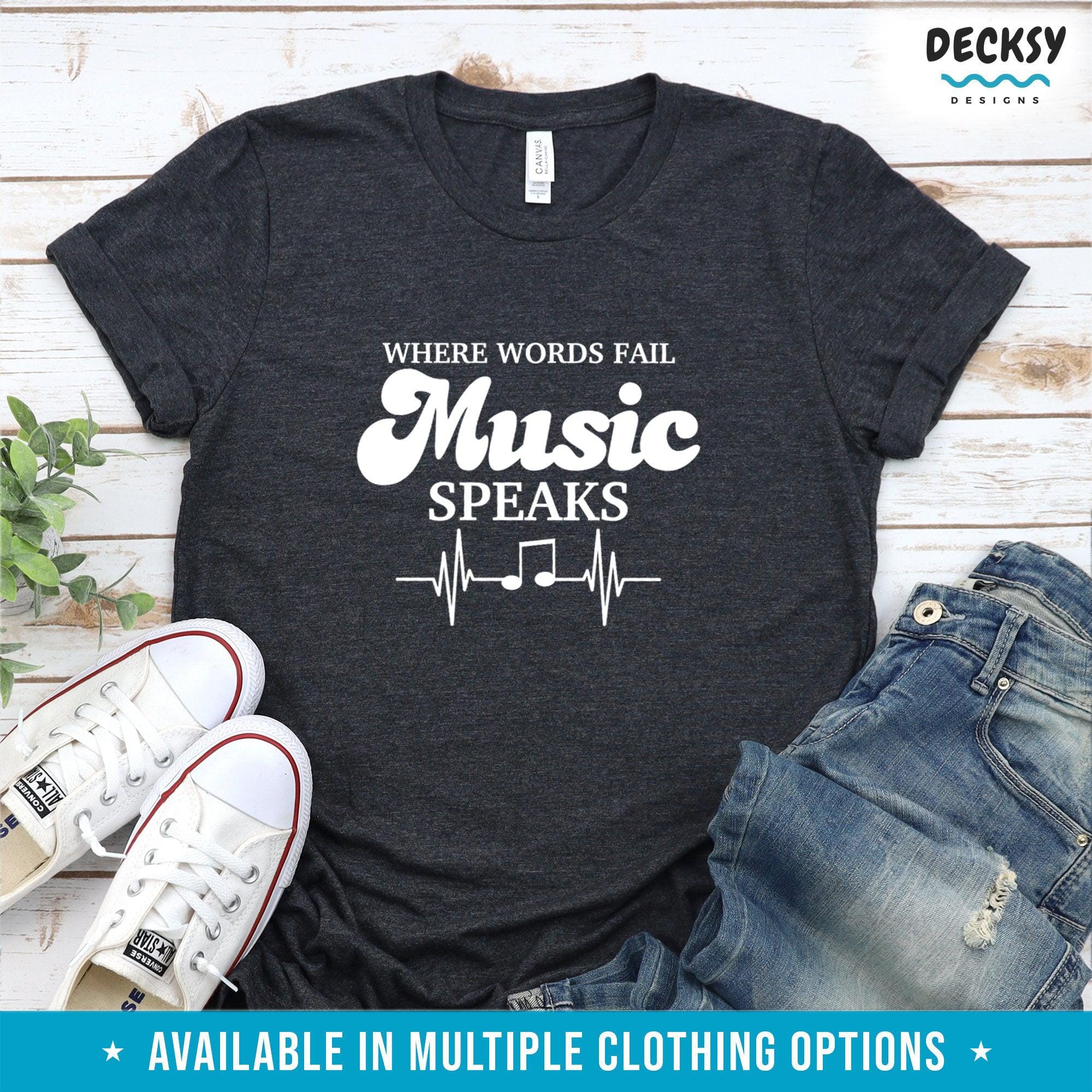 Musician Shirt, Music Teacher Gift-Clothing:Gender-Neutral Adult Clothing:Tops & Tees:T-shirts:Graphic Tees-DecksyDesigns