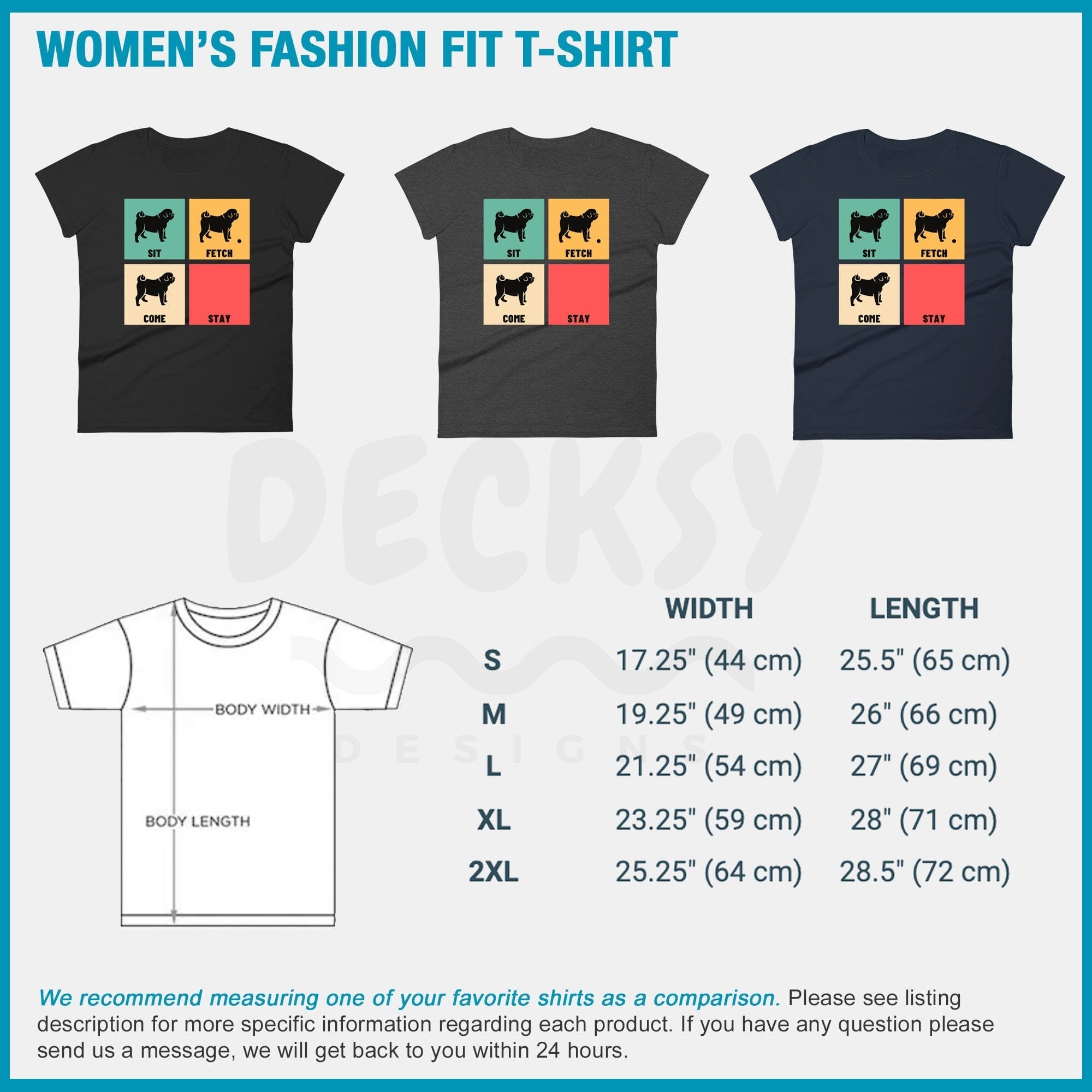 Pug T Shirt, Dog Sitter Gift-Clothing:Gender-Neutral Adult Clothing:Tops & Tees:T-shirts:Graphic Tees-DecksyDesigns