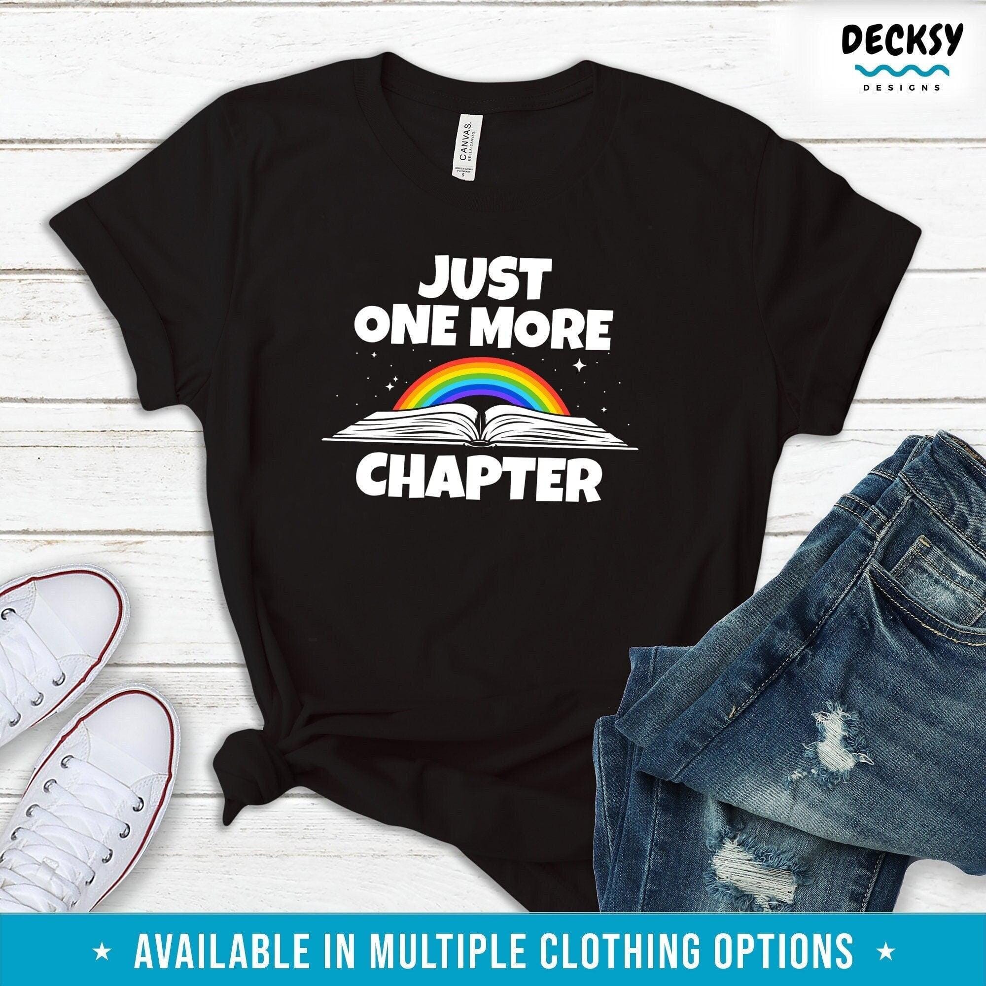 Reading Shirt, Gift For Book Lover-Clothing:Gender-Neutral Adult Clothing:Tops & Tees:T-shirts:Graphic Tees-DecksyDesigns