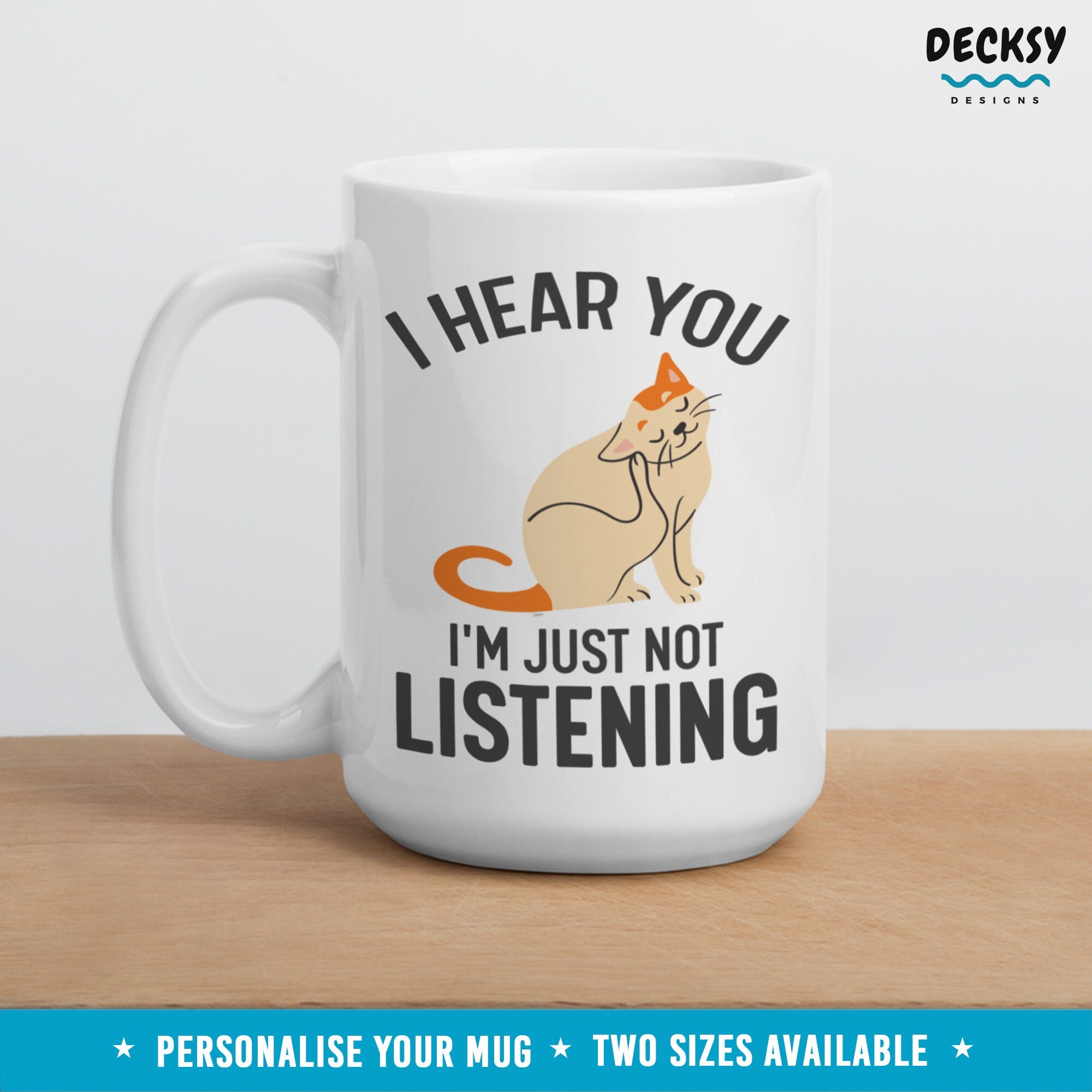 Funny Cat Mug, Custom Rude Office Mug Gift, Sarcastic Dramatic Mug, Coworker Coffee Cup, Cat Lover Gift, Bored Animal Mug, Crazy Cat Lady Mugs by DecksyDesigns