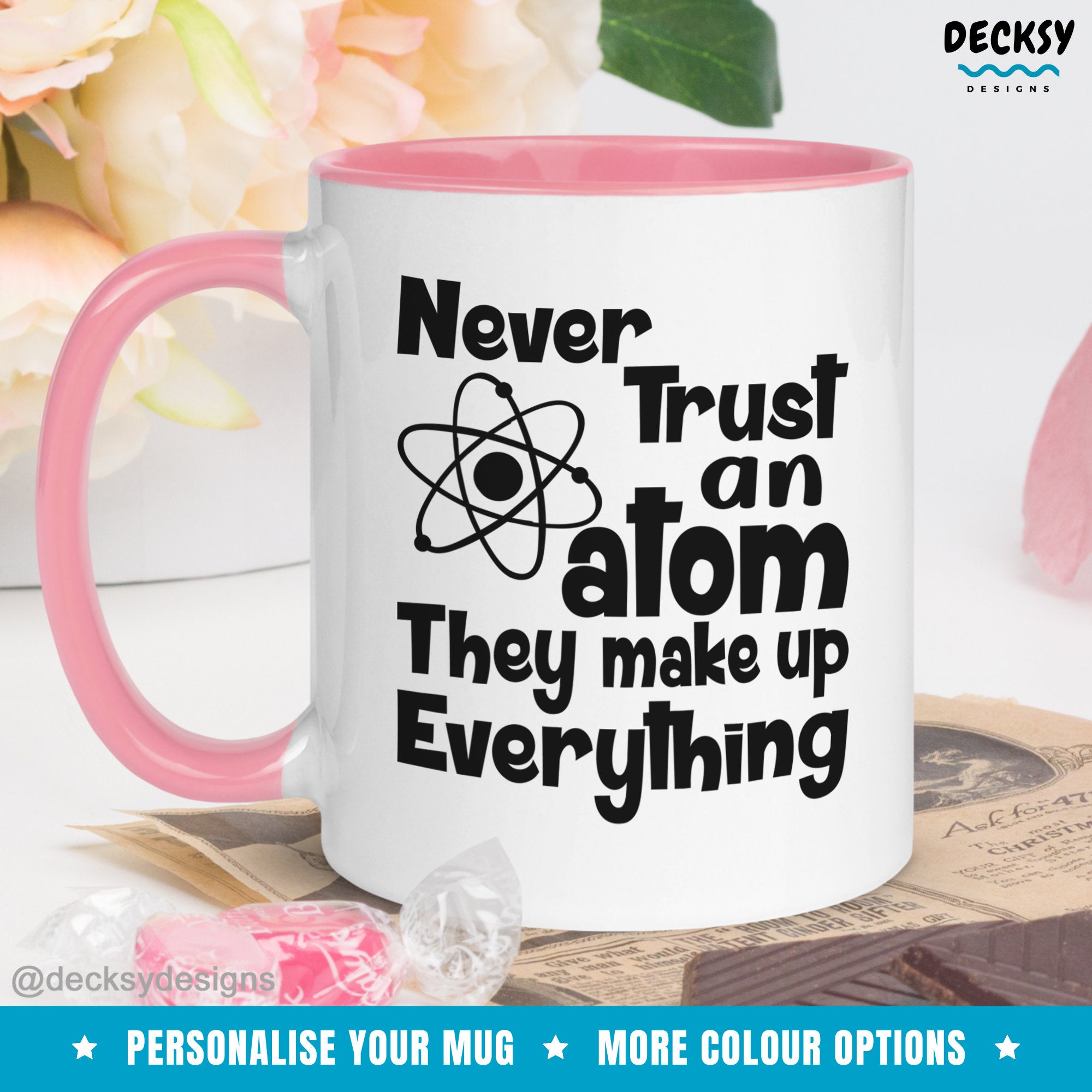 Physics Coffee Mug, Custom Gift for Physics Teacher, Funny Science Teacher Mug, Gift For Physicist, Mug For Scientist, Physics Student Mug Mugs by DecksyDesigns