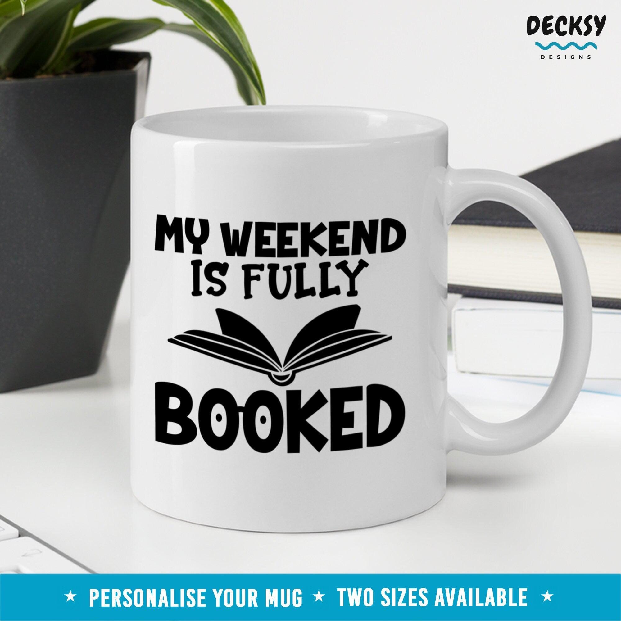 Book Lover Coffee Mug, Gift for Reader-Home & Living:Kitchen & Dining:Drink & Barware:Drinkware:Mugs-DecksyDesigns-11 Oz-NO PERSONALISATION-DecksyDesigns