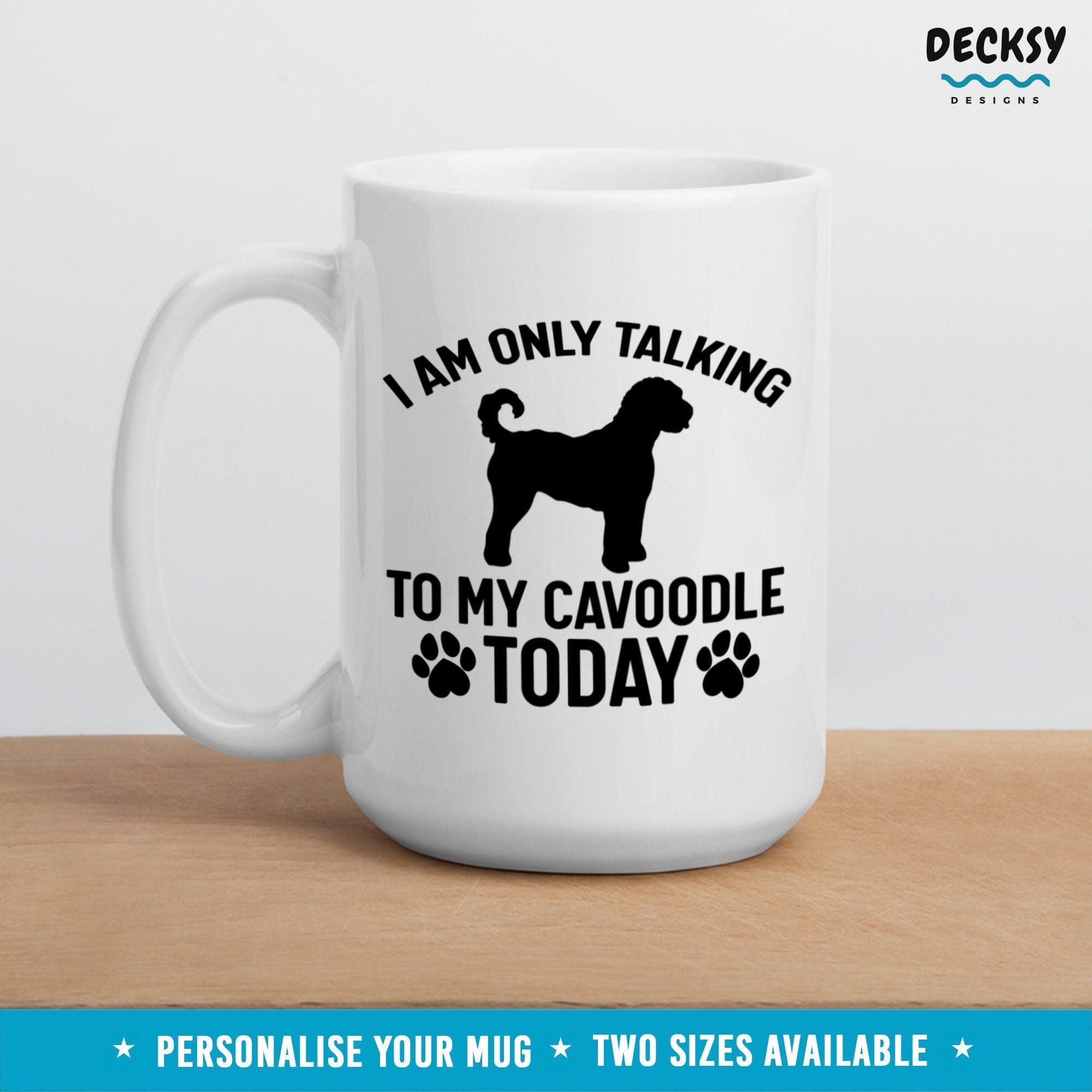 Cavoodle Mug, Personalised Gift for Dog Owner-Home & Living:Kitchen & Dining:Drink & Barware:Drinkware:Mugs-DecksyDesigns-11 Oz-NO PERSONALISATION-DecksyDesigns