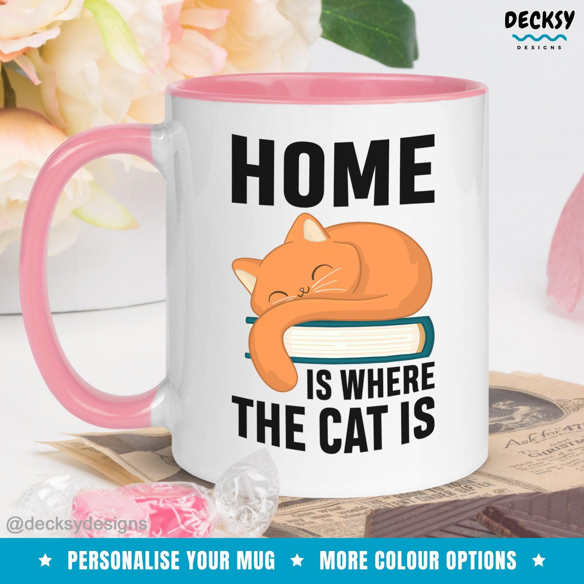 Custom Cat Lover Mug, Pet Lovers Gift-Home & Living:Kitchen & Dining:Drink & Barware:Drinkware:Mugs-DecksyDesigns-White Mug 11 oz-NO PERSONALISATION-DecksyDesigns