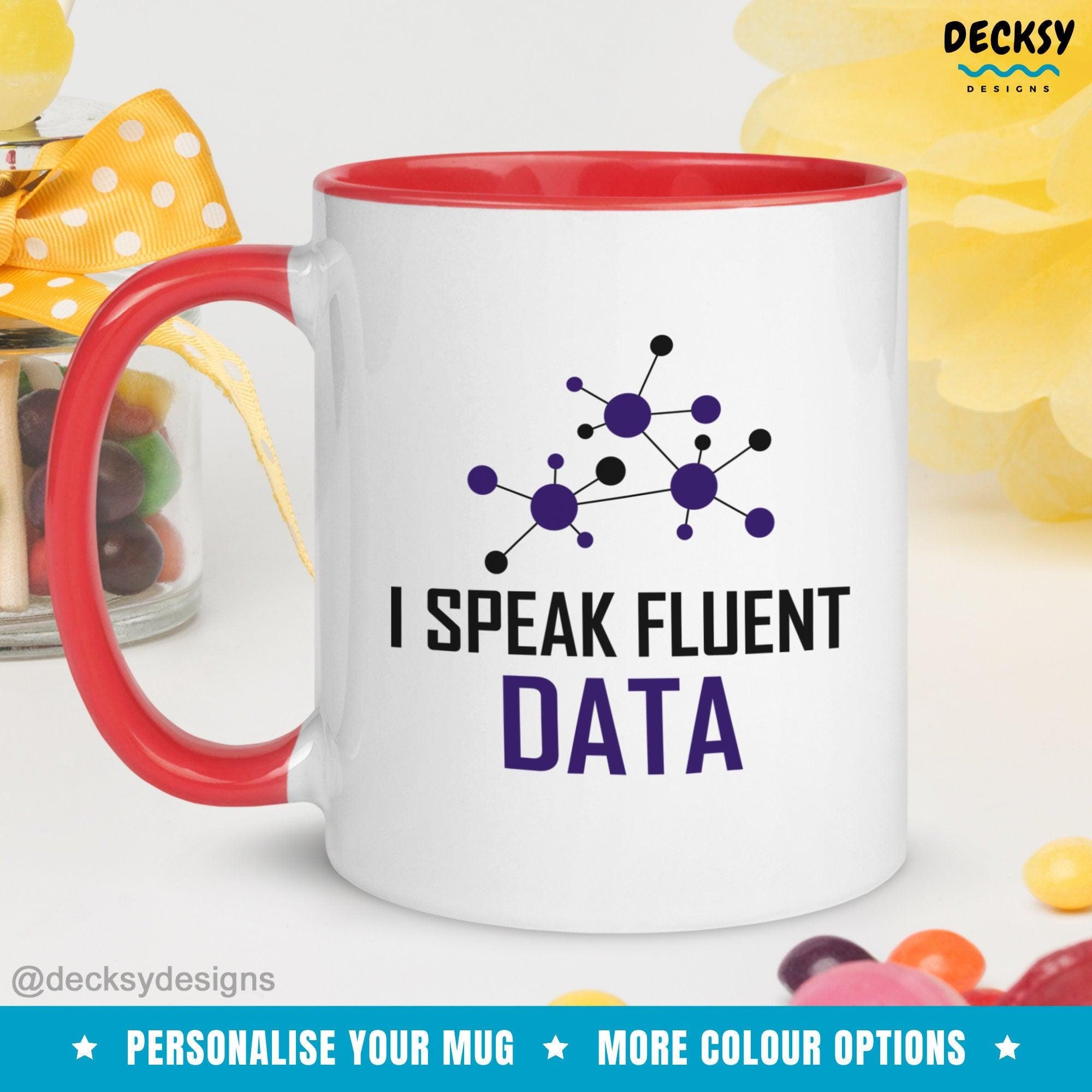 Data Analyst Mug, Gift for Data Scientist-Home & Living:Kitchen & Dining:Drink & Barware:Drinkware:Mugs-DecksyDesigns-White Mug 11 oz-NO PERSONALISATION-DecksyDesigns